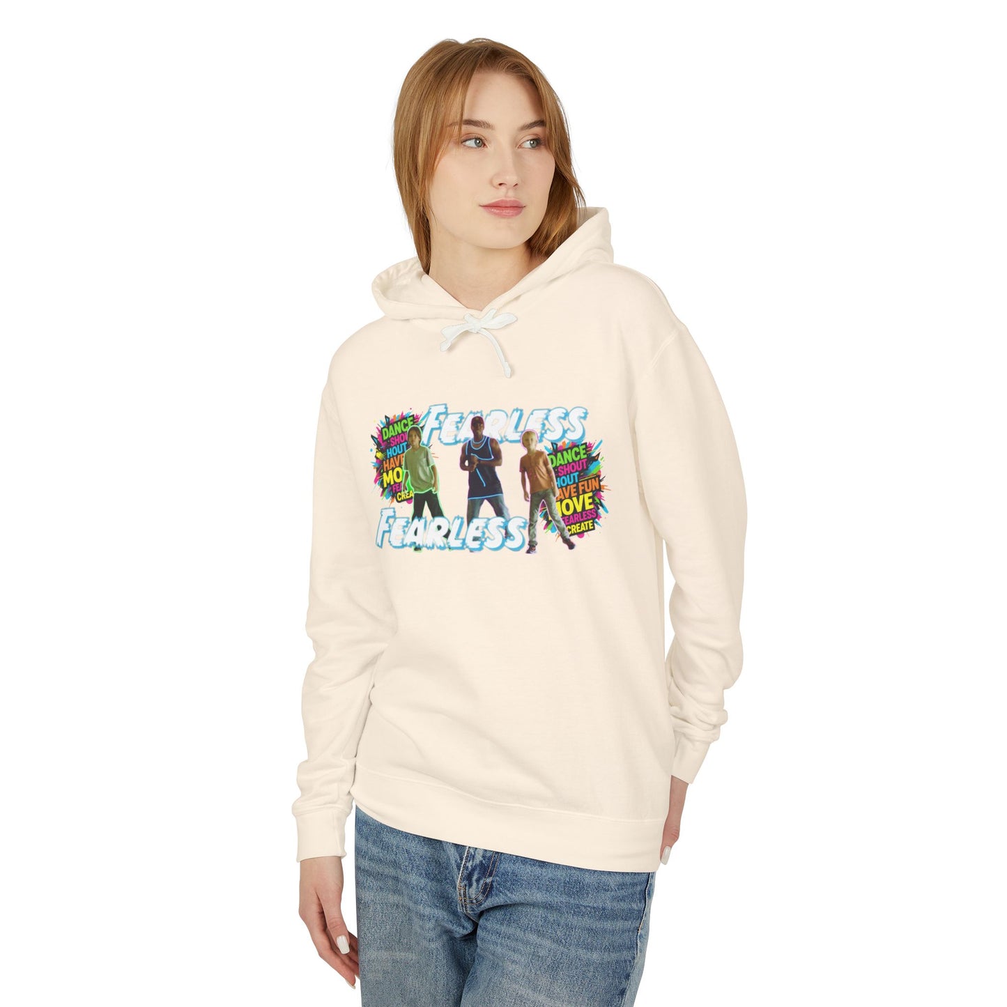 Flawless Vibe Hoodie, Unisex Lightweight Sweatshirt, Inspirational Gift, Casual Wear, Art Love Hoodie, Dance Celebration Apparel