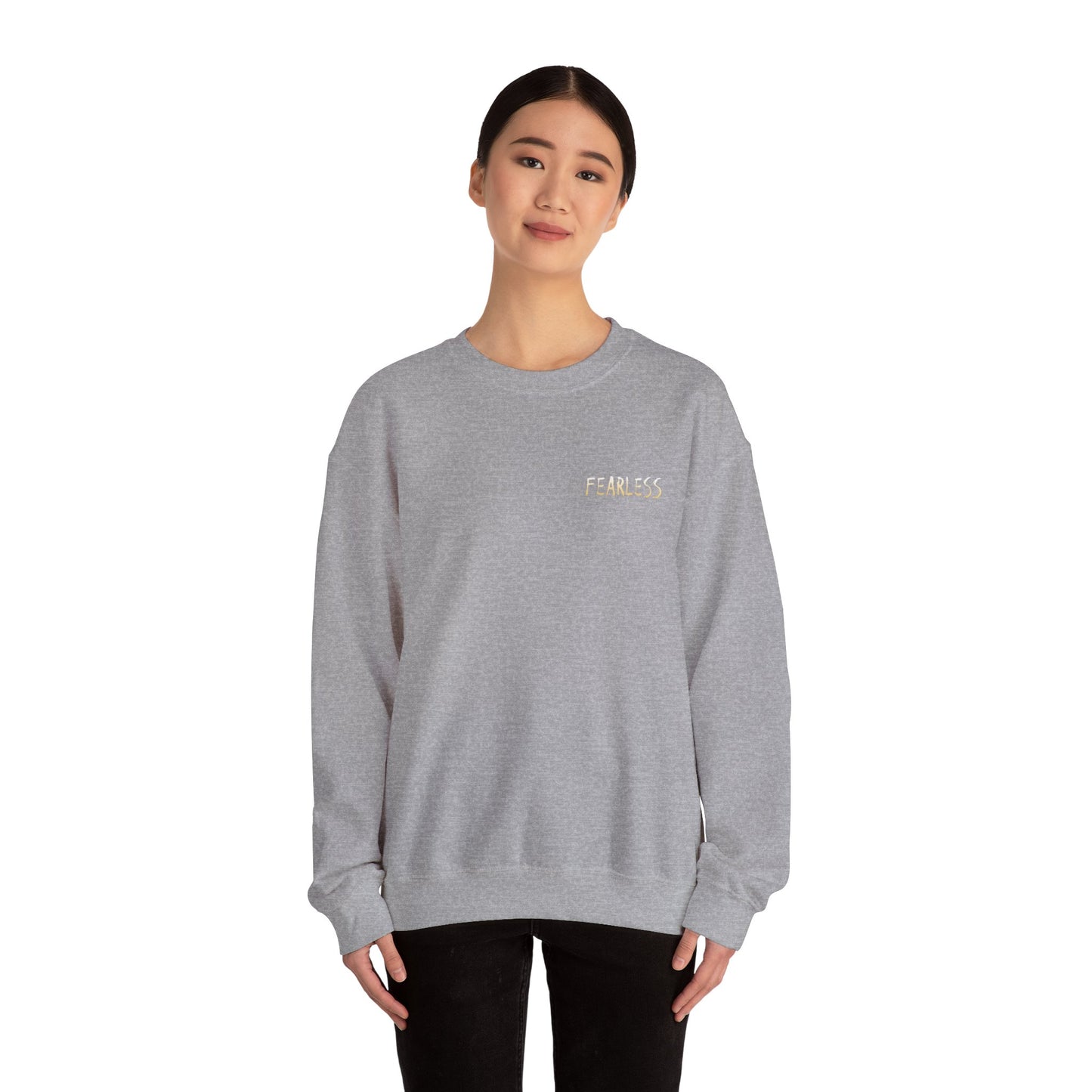Fearless Crewneck Sweatshirt - Cozy Style for Bold Individuals, Unisex Pullover for Everyday Wear, Gift for Friends & Family