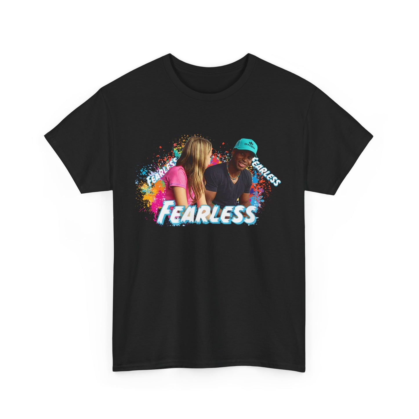 Fearless Unisex Heavy Cotton Tee, Bold Graphic Tee, Casual Wear, Gift for Friends, Motivational Shirt, Everyday Essentials