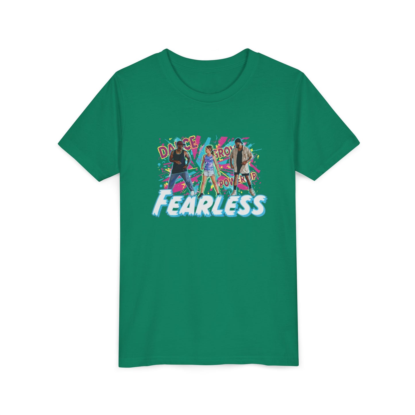 Ferless Empowerment Youth Tee, Girls Short Sleeve Shirt, Stylish Kid's Top, Inspiring Graphic Tee, Gift for Young Activists