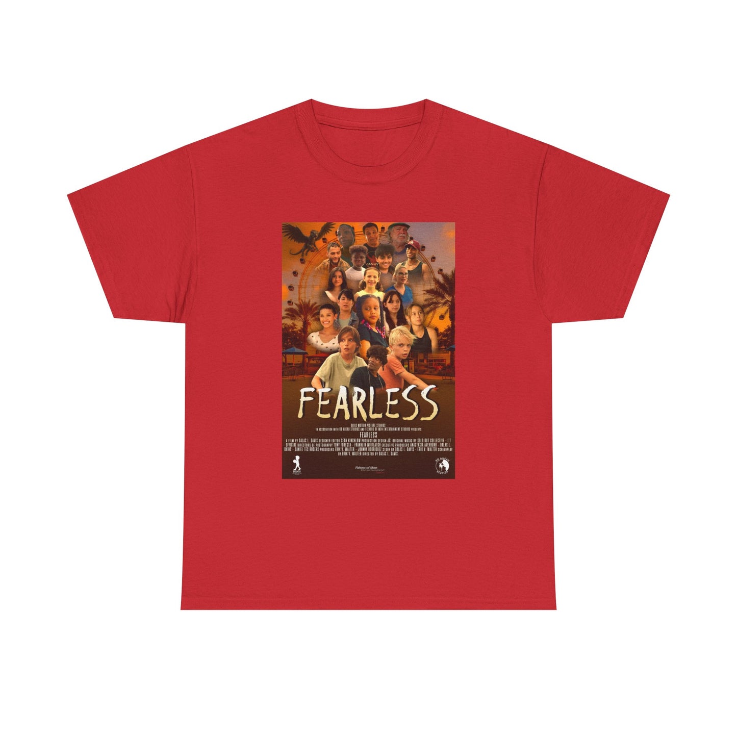 Fearless Vintage Heavy Cotton Tee - Retro Movie T-Shirt, Unisex Graphic Tee, Casual Wear, Gift for Film Lovers, Nostalgic Apparel