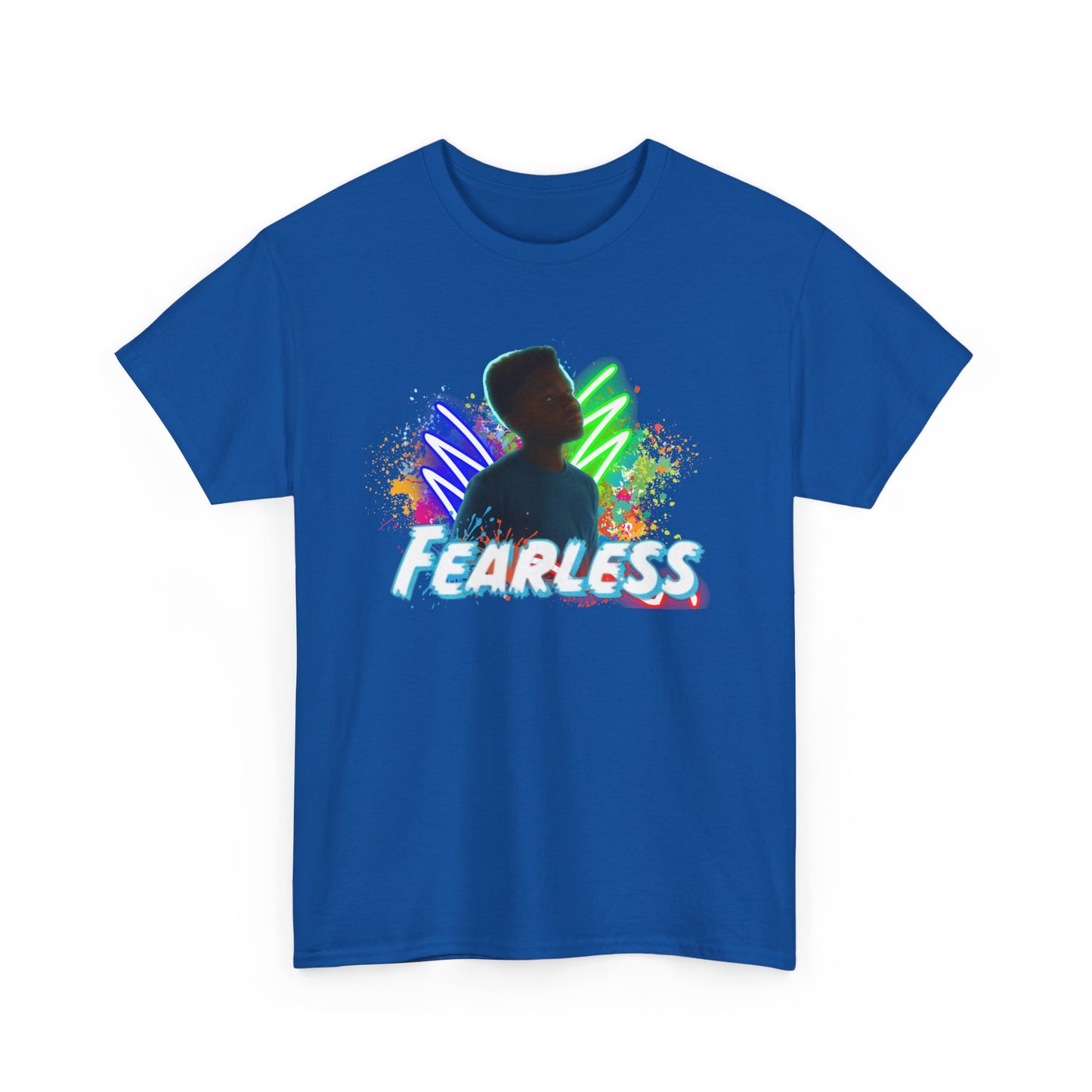 Fearless Unisex Heavy Cotton Tee - Motivational T-Shirt for Teens, Daily Wear, Gifts, Inspirational Clothing, Birthday Present