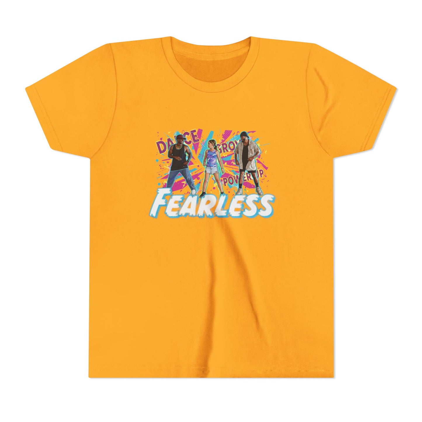 Ferless Empowerment Youth Tee, Girls Short Sleeve Shirt, Stylish Kid's Top, Inspiring Graphic Tee, Gift for Young Activists