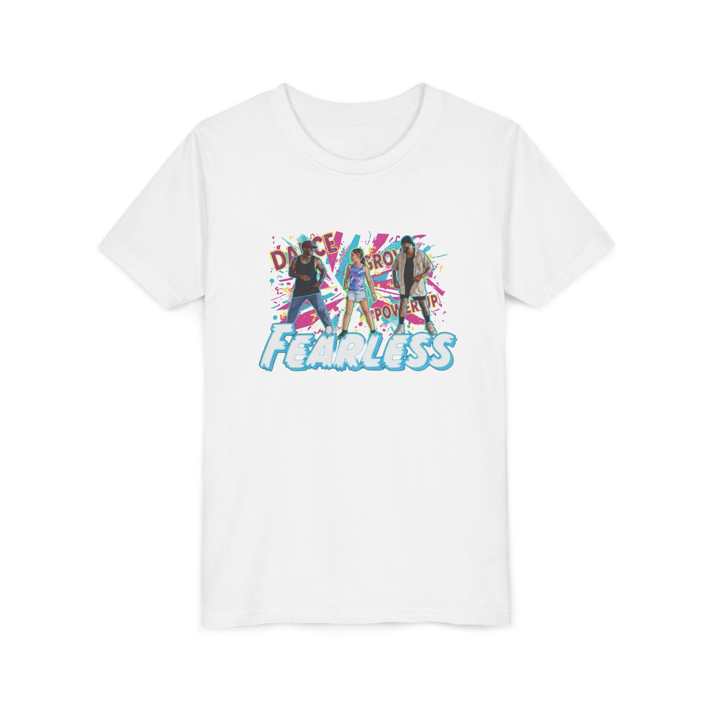 Ferless Empowerment Youth Tee, Girls Short Sleeve Shirt, Stylish Kid's Top, Inspiring Graphic Tee, Gift for Young Activists