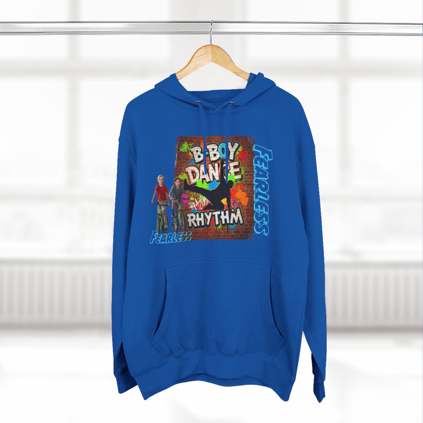 Vibrant Dance Hoodie, Dance Sweatshirt, Music Lovers Gift, Festival Attire, Youth Hoodie, Fun Casual Wear