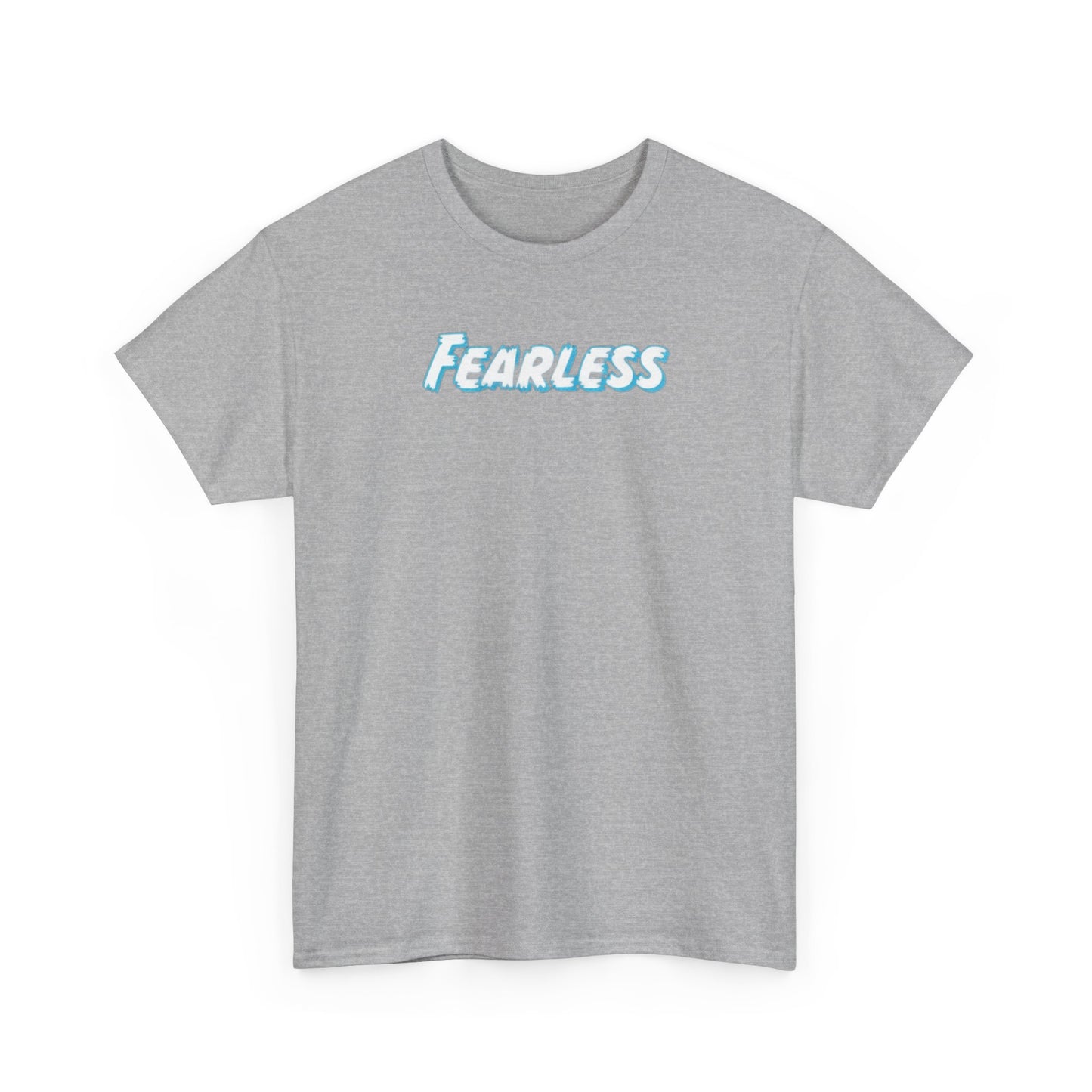 Fearless Unisex Heavy Cotton Tee - Empowerment Shirt, Gift for Friends, Casual Wear, Motivational Apparel, Birthday Present
