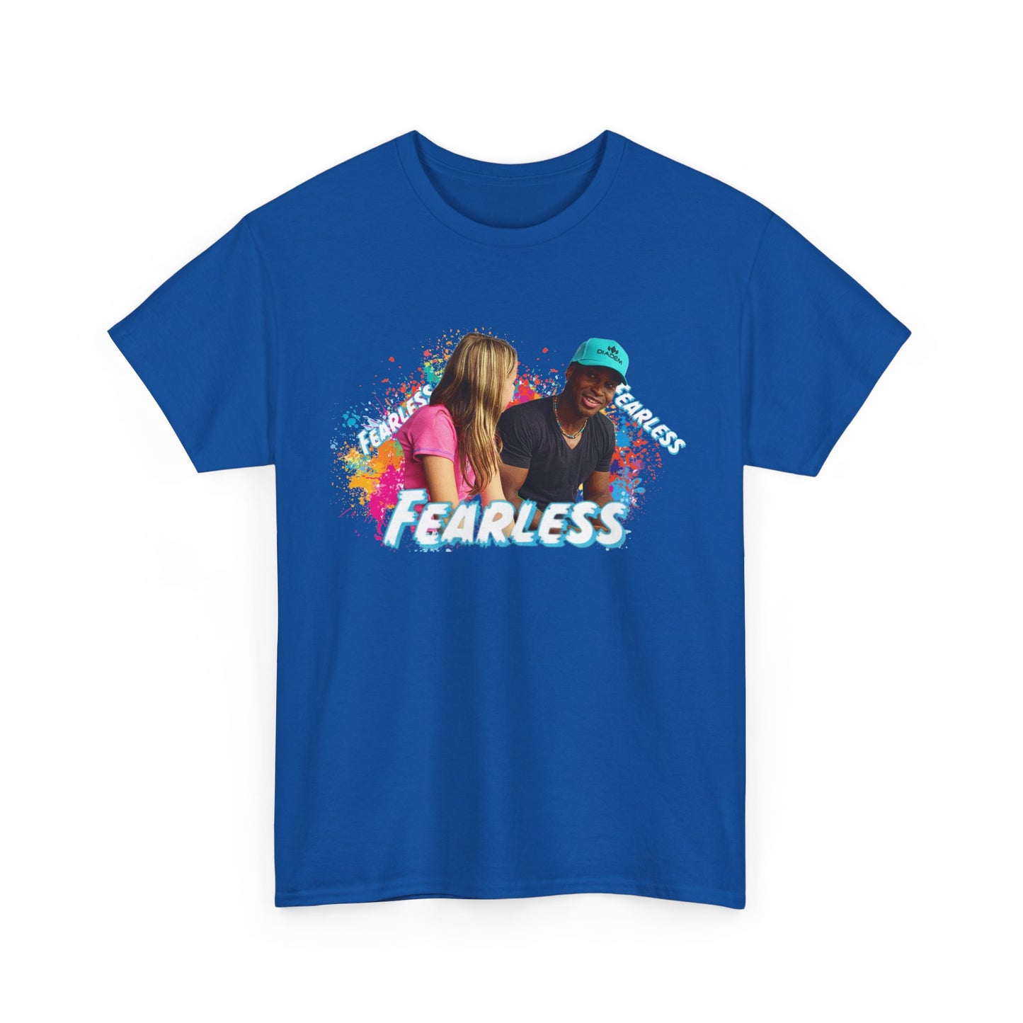 Fearless Unisex Heavy Cotton Tee, Bold Graphic Tee, Casual Wear, Gift for Friends, Motivational Shirt, Everyday Essentials