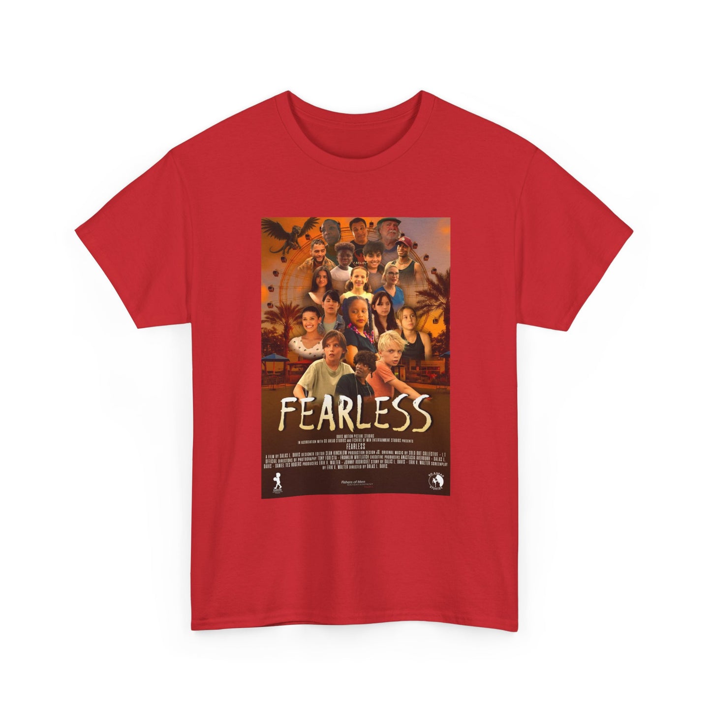 Fearless Vintage Heavy Cotton Tee - Retro Movie T-Shirt, Unisex Graphic Tee, Casual Wear, Gift for Film Lovers, Nostalgic Apparel