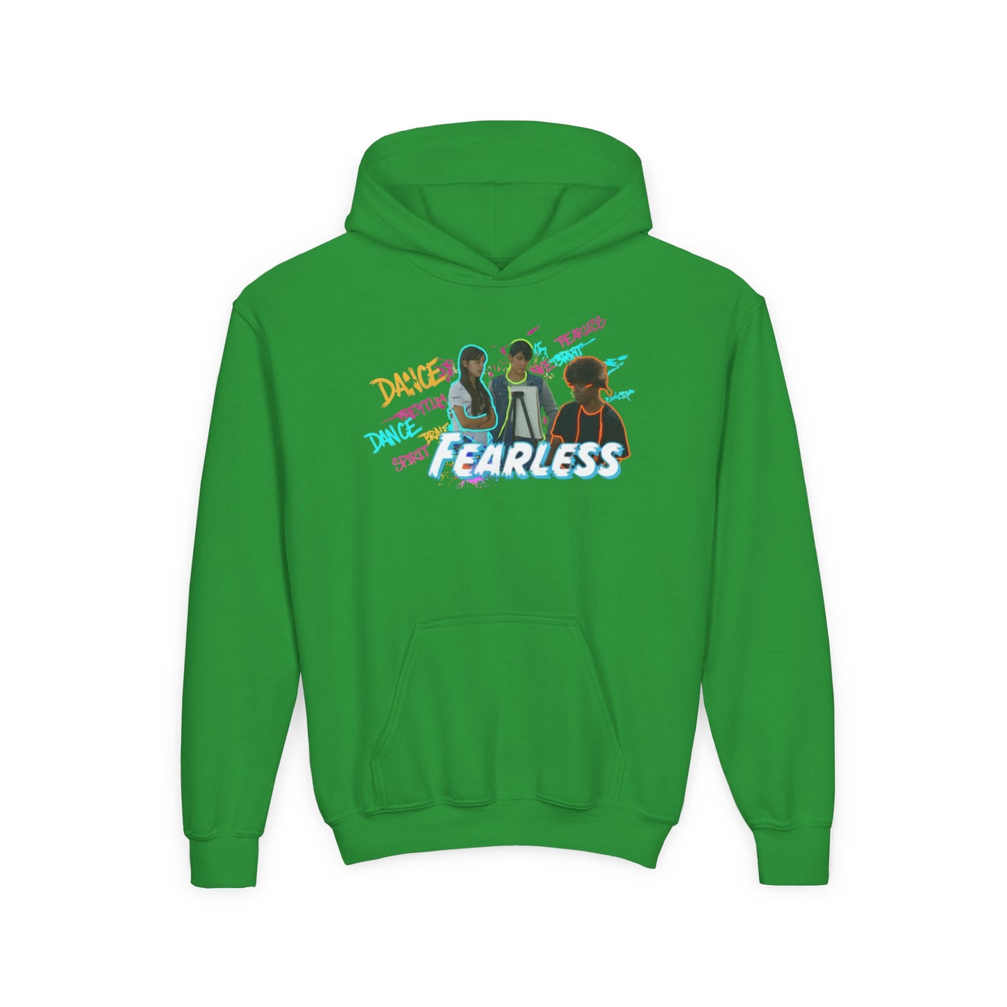 Youth Fearless Hoodie - Trendy Sweatshirt for Dance Enthusiasts, Perfect Gift for Kids, Cozy Layer, Birthday Present, Dance Team Gear