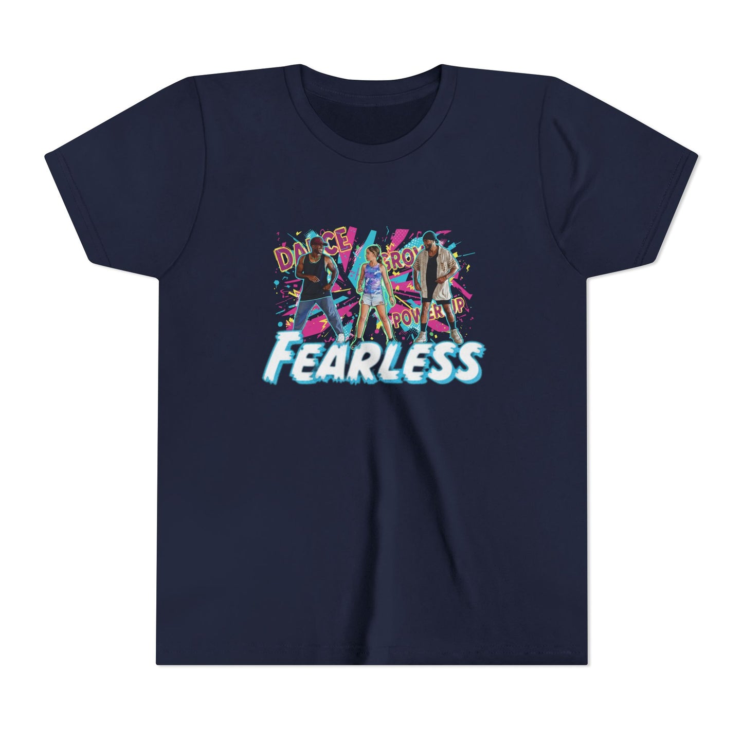 Ferless Empowerment Youth Tee, Girls Short Sleeve Shirt, Stylish Kid's Top, Inspiring Graphic Tee, Gift for Young Activists