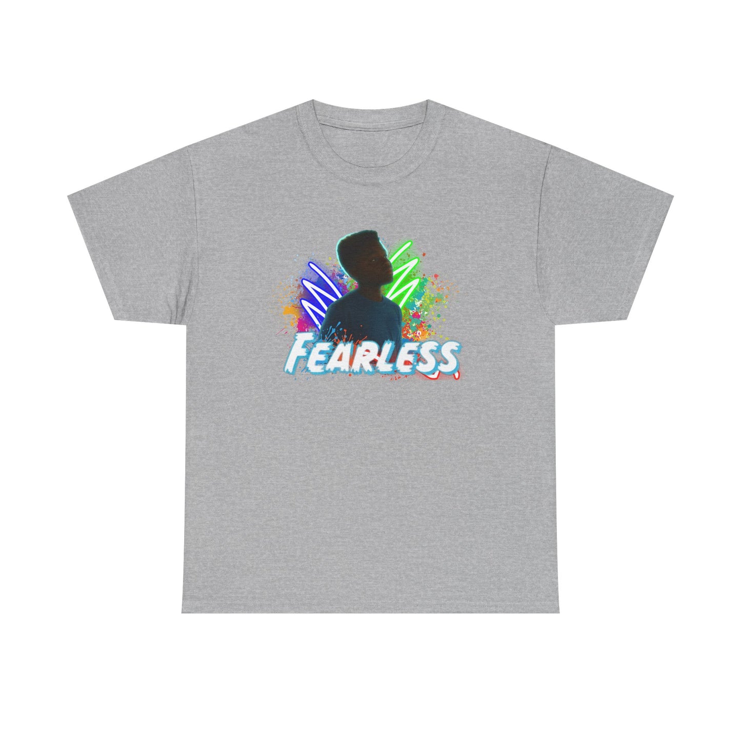 Fearless Unisex Heavy Cotton Tee - Motivational T-Shirt for Teens, Daily Wear, Gifts, Inspirational Clothing, Birthday Present