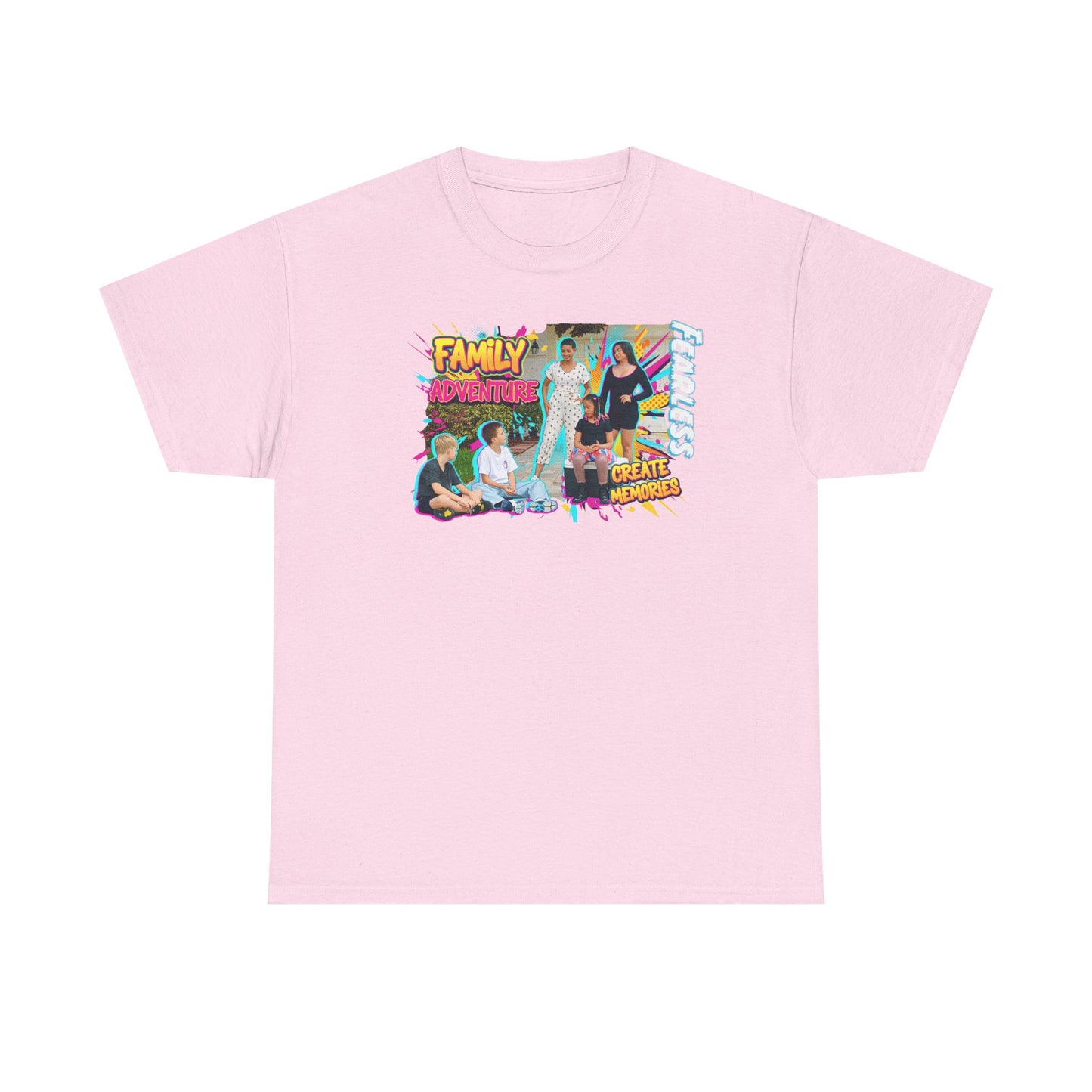 Family Adventure Unisex Heavy Cotton Tee, Casual Wear, Birthday Gift, Family Reunion Shirt, Fun Summer Tee, Unique Graphic Tee