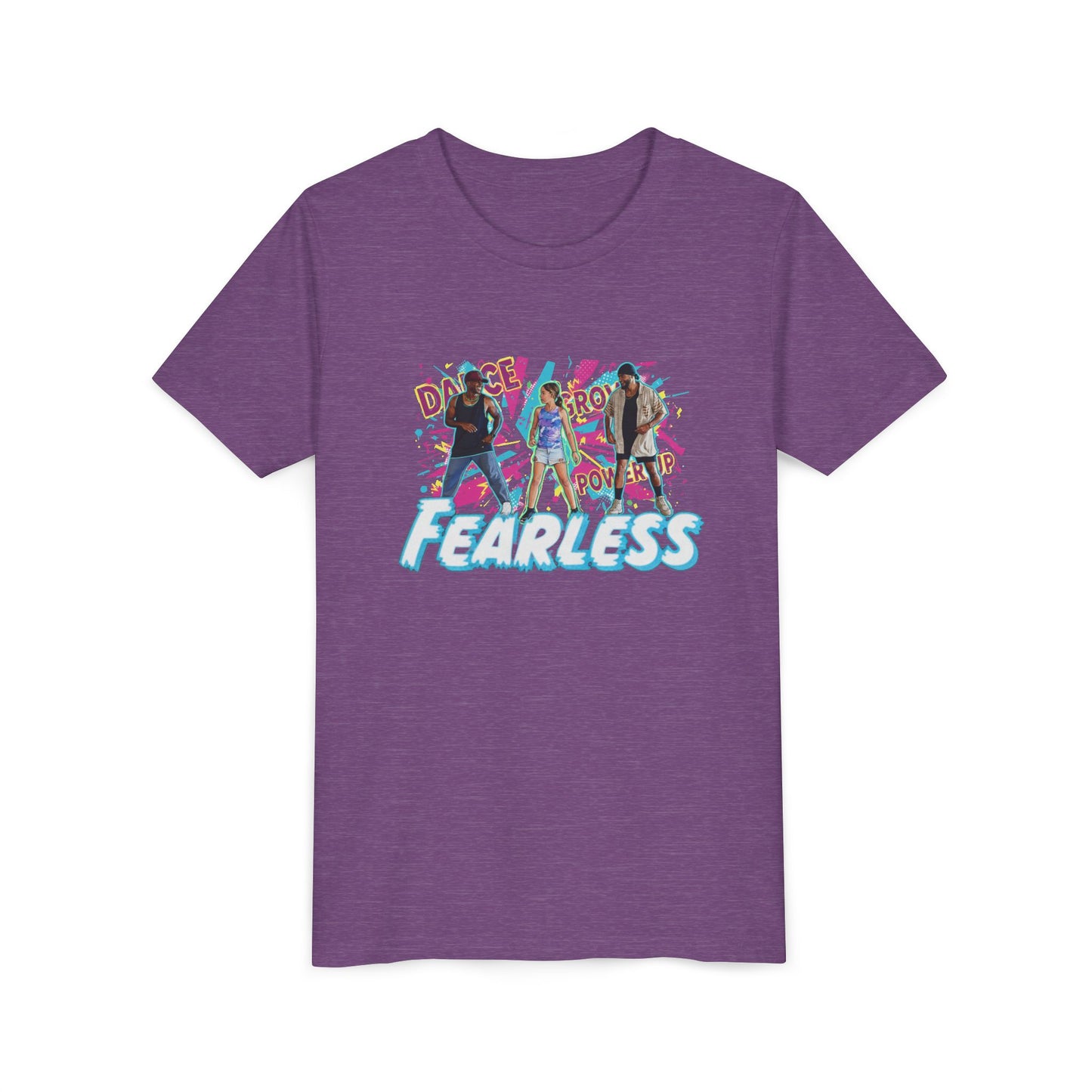 Ferless Empowerment Youth Tee, Girls Short Sleeve Shirt, Stylish Kid's Top, Inspiring Graphic Tee, Gift for Young Activists