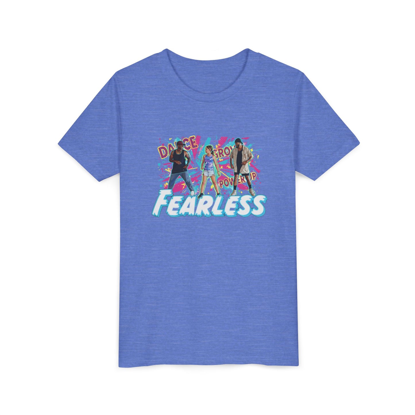Ferless Empowerment Youth Tee, Girls Short Sleeve Shirt, Stylish Kid's Top, Inspiring Graphic Tee, Gift for Young Activists