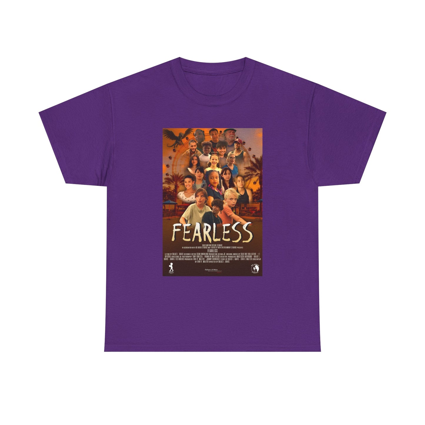 Fearless Vintage Heavy Cotton Tee - Retro Movie T-Shirt, Unisex Graphic Tee, Casual Wear, Gift for Film Lovers, Nostalgic Apparel