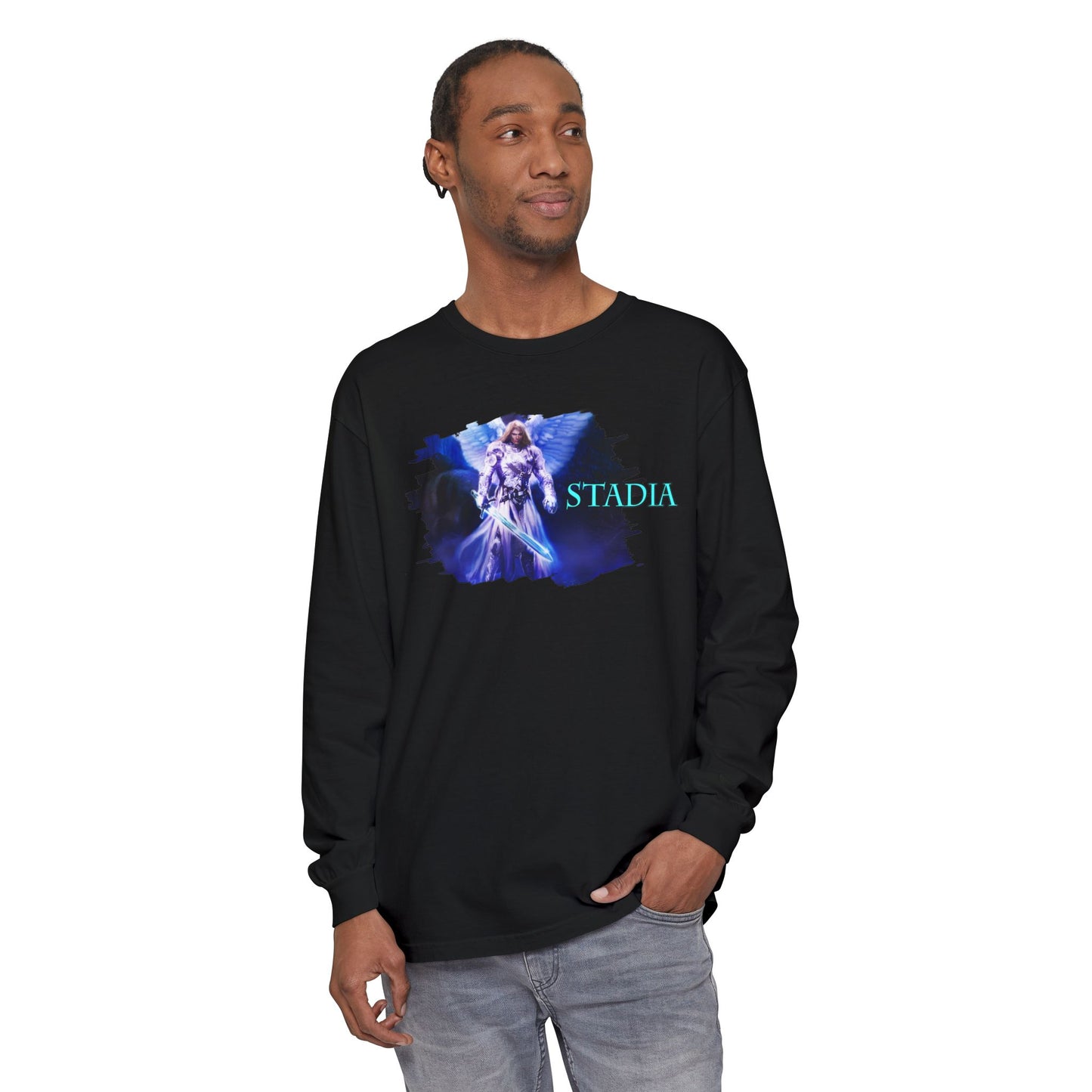 Unisex Garment-dyed Long Sleeve T-Shirt