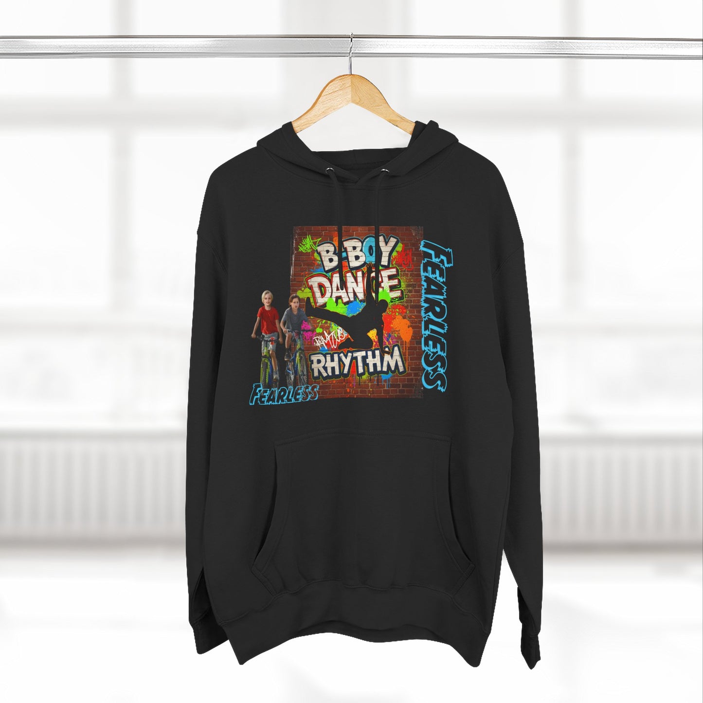 Vibrant Dance Hoodie, Dance Sweatshirt, Music Lovers Gift, Festival Attire, Youth Hoodie, Fun Casual Wear