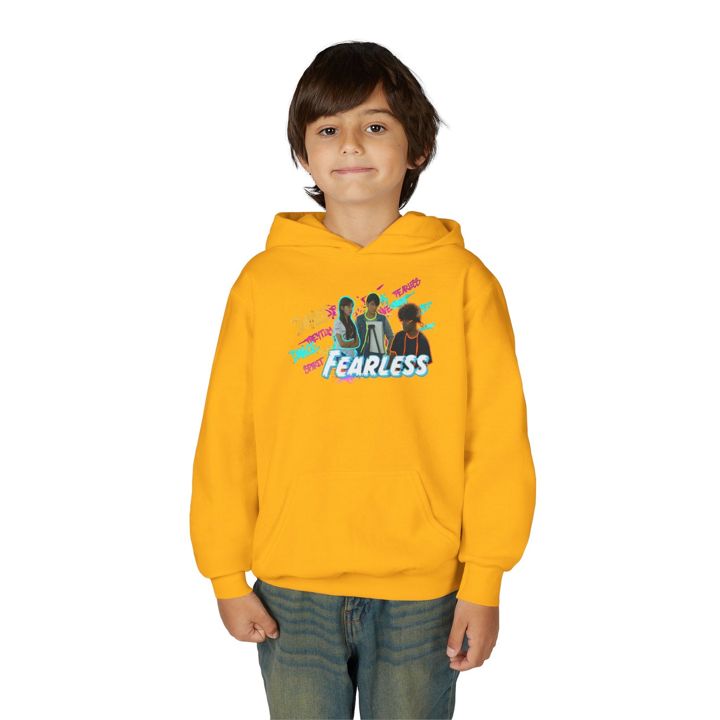 Youth Fearless Hoodie - Trendy Sweatshirt for Dance Enthusiasts, Perfect Gift for Kids, Cozy Layer, Birthday Present, Dance Team Gear