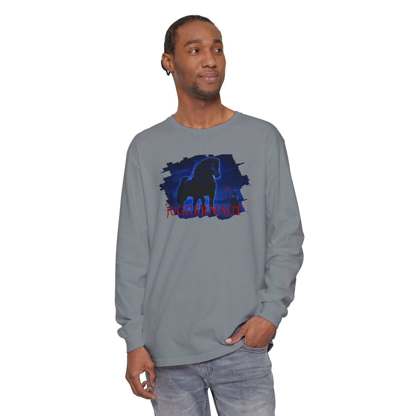 Unisex Garment-dyed Long Sleeve T-Shirt