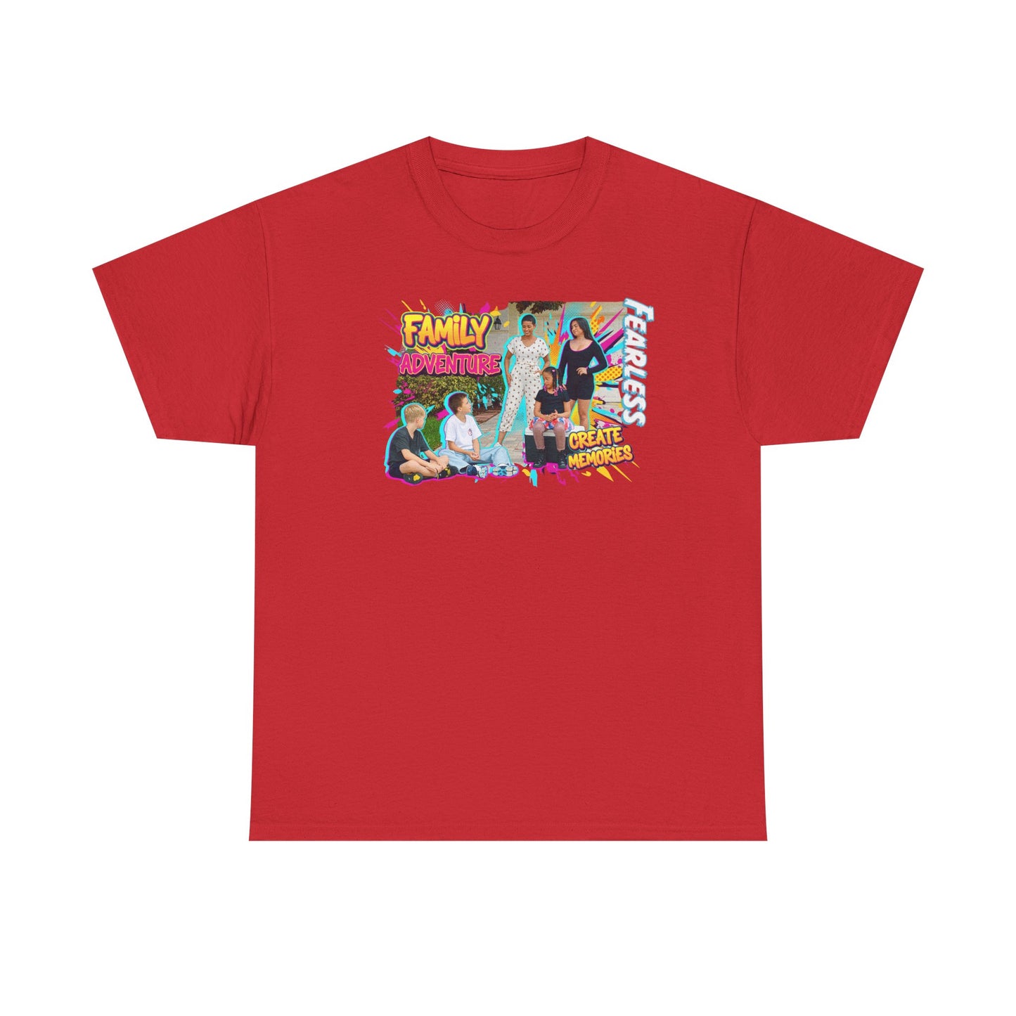 Family Adventure Unisex Heavy Cotton Tee, Casual Wear, Birthday Gift, Family Reunion Shirt, Fun Summer Tee, Unique Graphic Tee