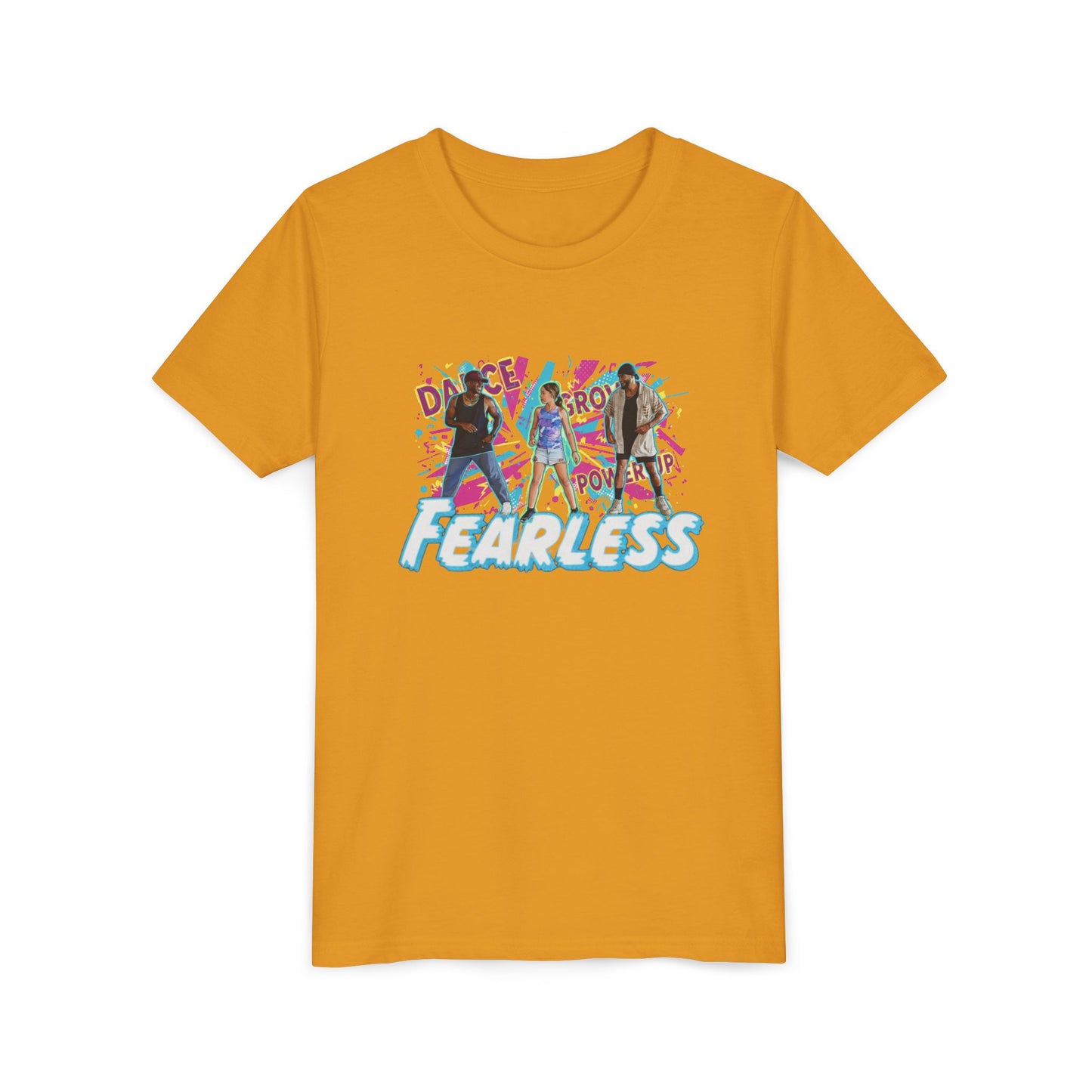 Ferless Empowerment Youth Tee, Girls Short Sleeve Shirt, Stylish Kid's Top, Inspiring Graphic Tee, Gift for Young Activists