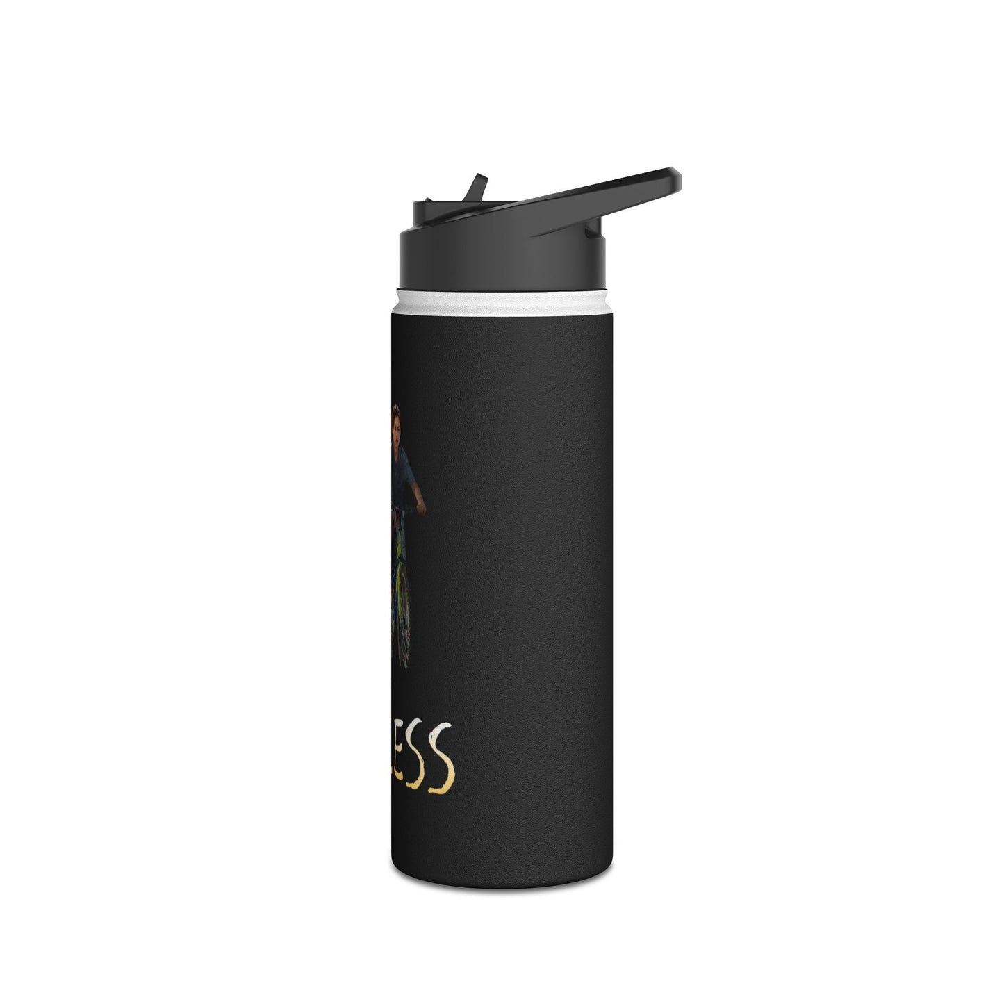 Fearless Stainless Steel Water Bottle, Featuring Mike and Alex