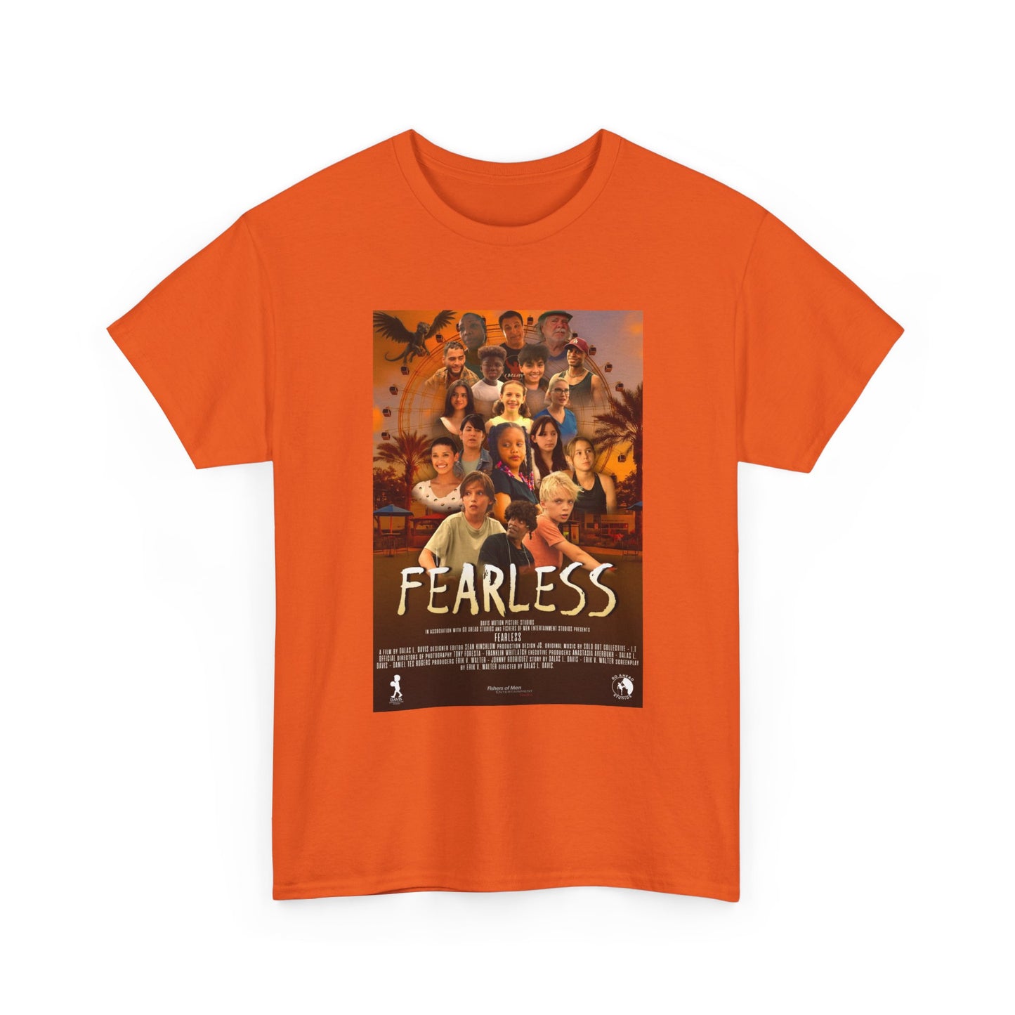 Fearless Vintage Heavy Cotton Tee - Retro Movie T-Shirt, Unisex Graphic Tee, Casual Wear, Gift for Film Lovers, Nostalgic Apparel