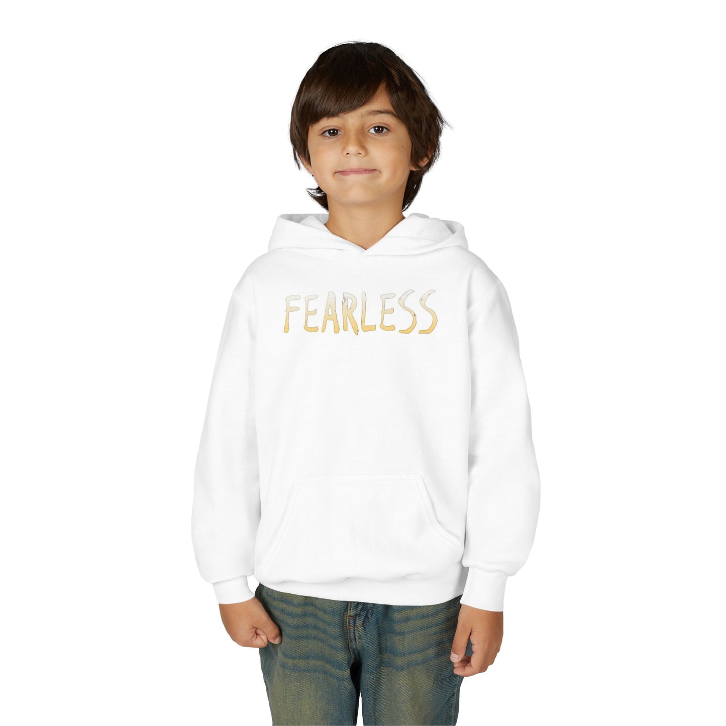 Youth Hoodie with Fearless & Dance Vibes, Inspirational Gift, Dance Apparel, Urban Style, Teen Fashion