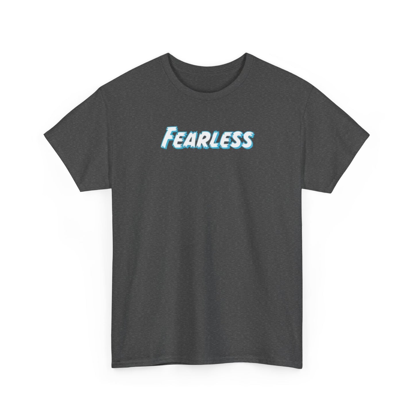 Fearless Unisex Heavy Cotton Tee - Empowerment Shirt, Gift for Friends, Casual Wear, Motivational Apparel, Birthday Present