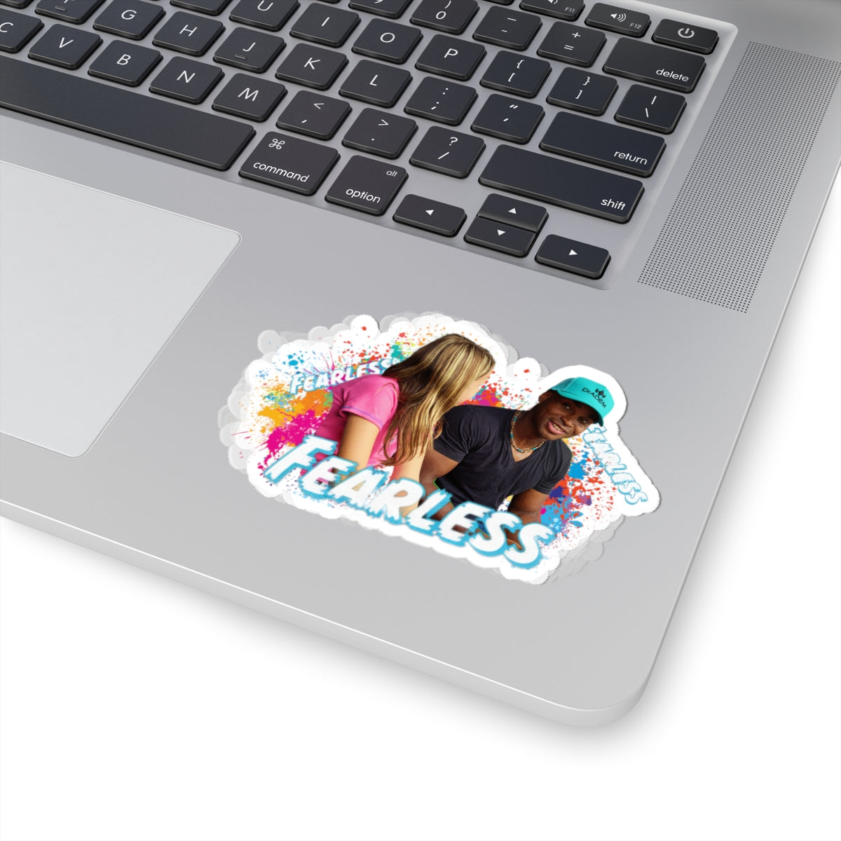 Fearless Kiss-Cut Stickers - Colorful Motivational Decals for Laptops, Journals, Water Bottles, and More!