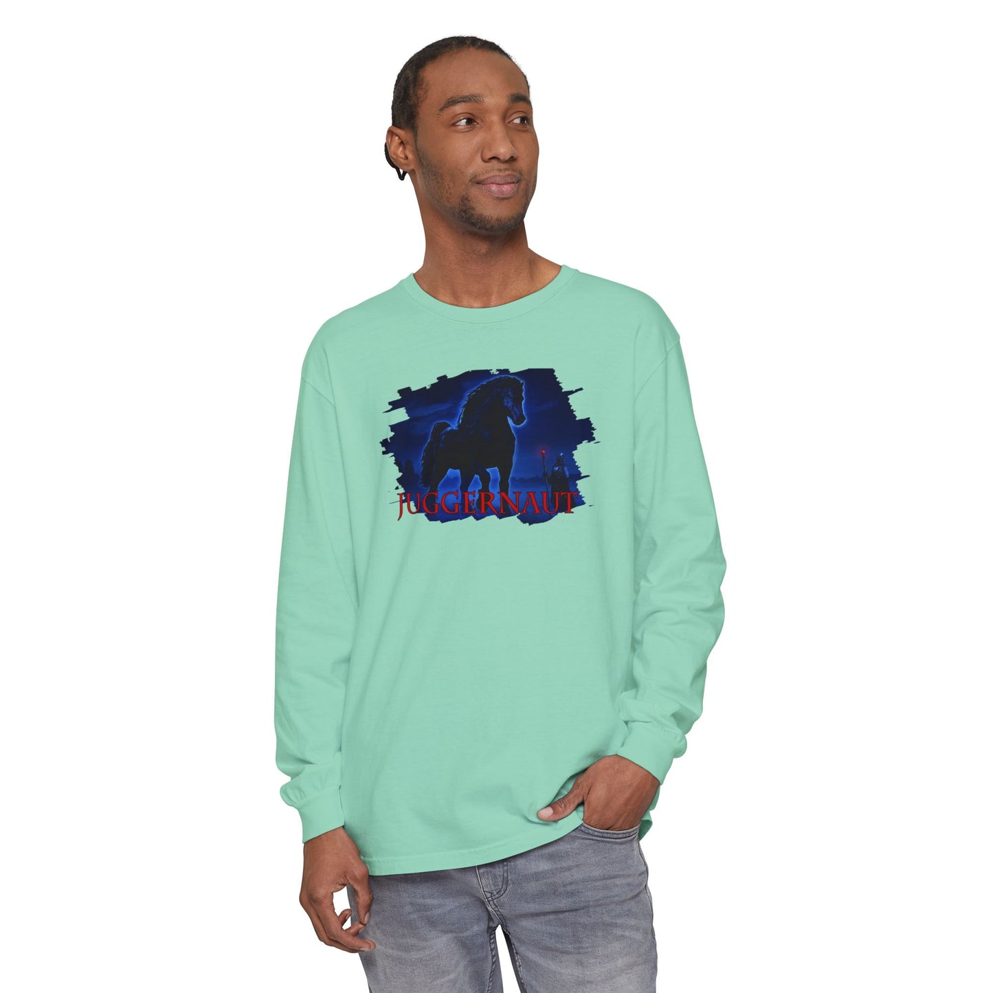 Unisex Garment-dyed Long Sleeve T-Shirt
