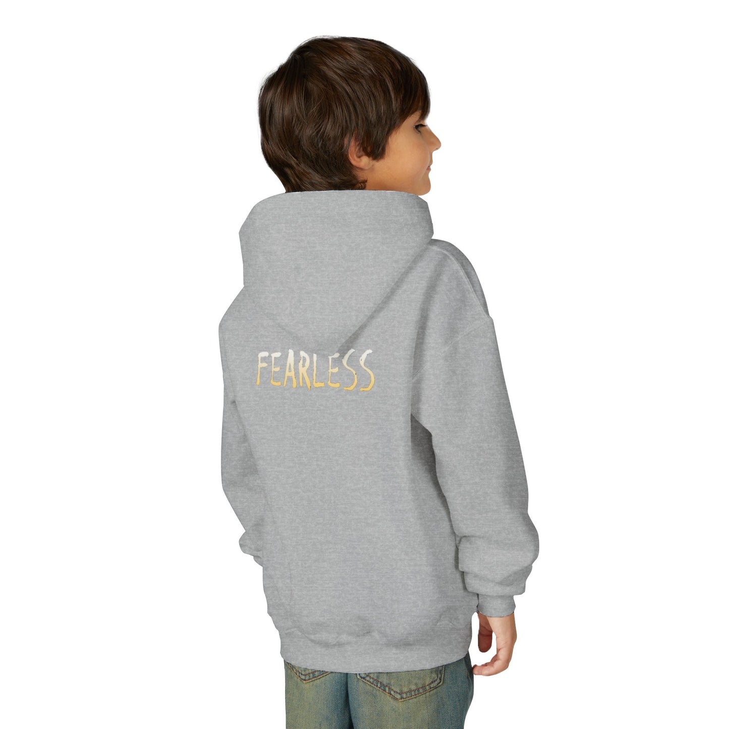 Fearless Family Fun Youth Sweatshirt | Cozy Gift for Kids | Family Gatherings | Trendy Fashion | Cool Kids Hoodie | Inspirational Apparel