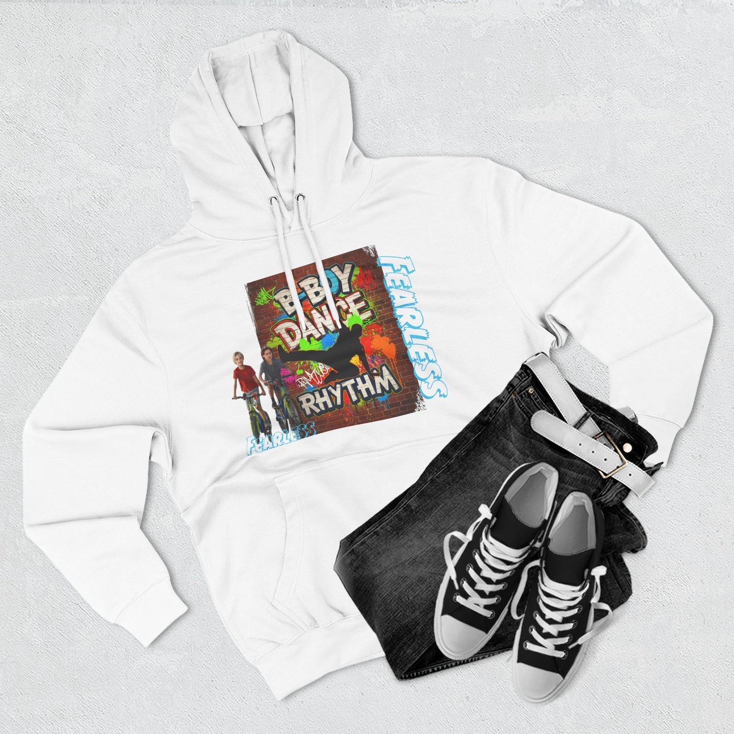 Vibrant Dance Hoodie, Dance Sweatshirt, Music Lovers Gift, Festival Attire, Youth Hoodie, Fun Casual Wear