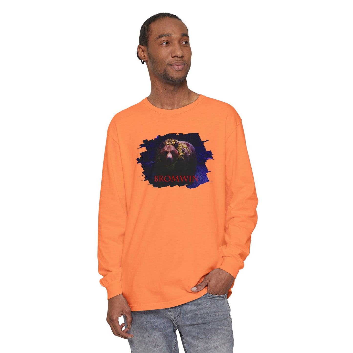 Unisex Garment-dyed Long Sleeve T-Shirt
