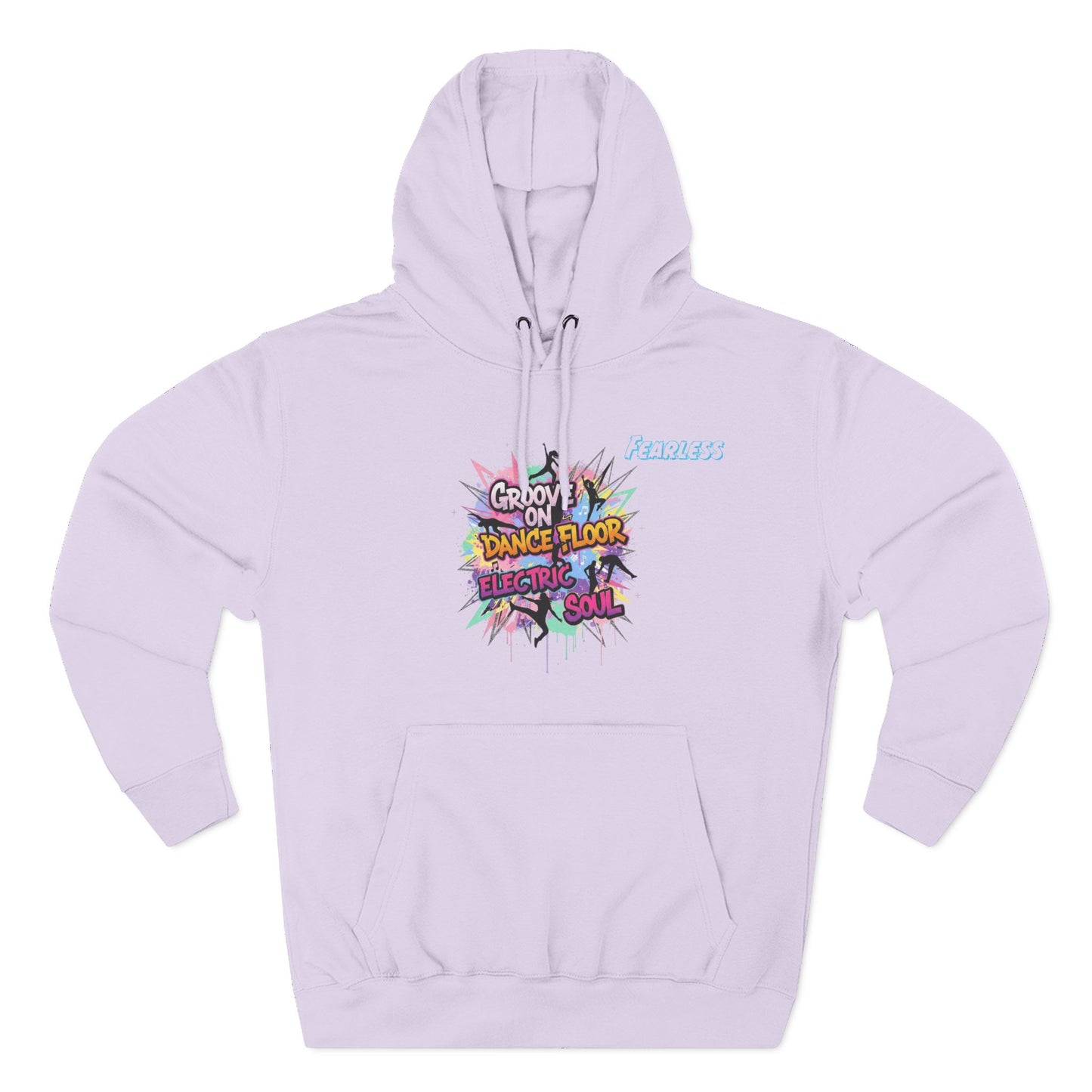 Groovy Dance Floor Fleece Hoodie, Unisex Casual Hoodie, Comfort Wear, Party Apparel, Gift for Dancers, Chill Nights Outfit