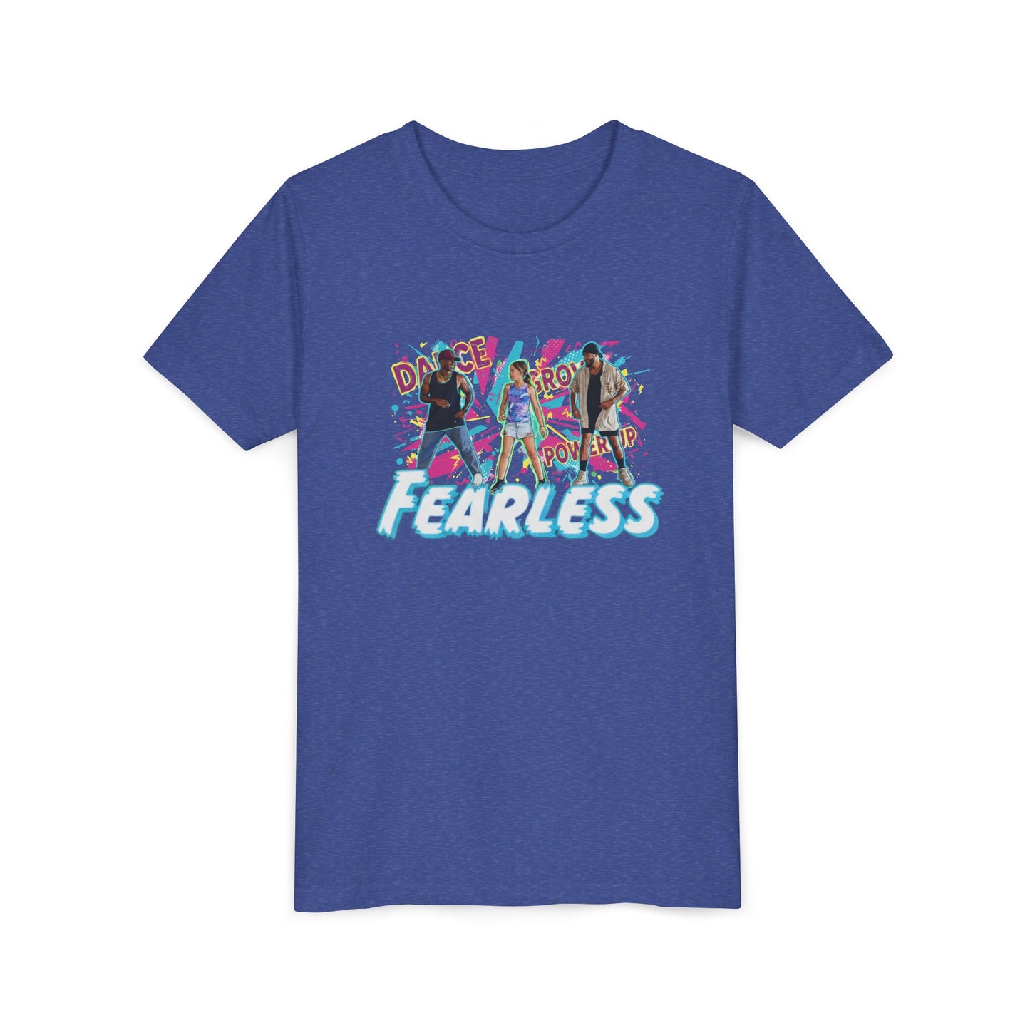 Ferless Empowerment Youth Tee, Girls Short Sleeve Shirt, Stylish Kid's Top, Inspiring Graphic Tee, Gift for Young Activists