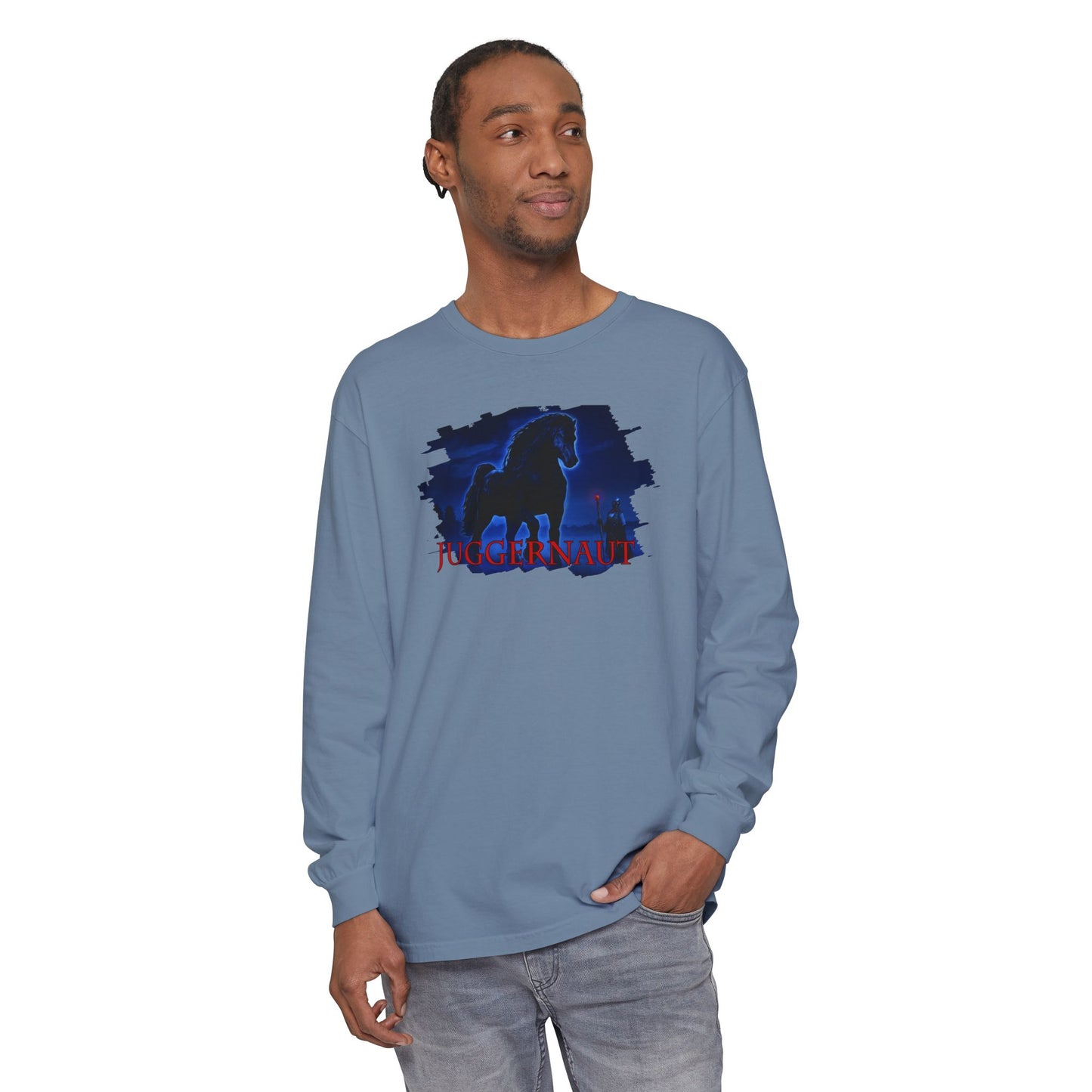 Unisex Garment-dyed Long Sleeve T-Shirt