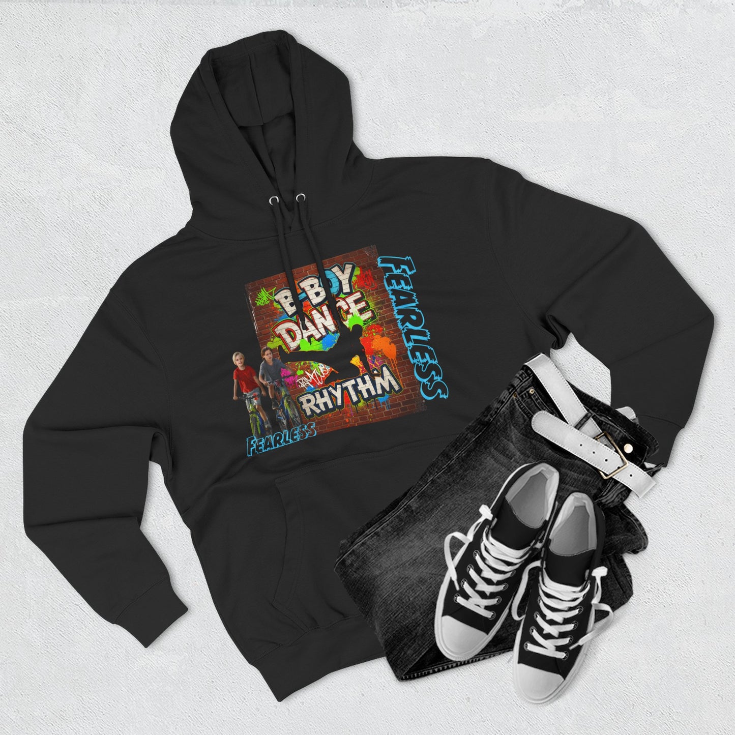 Vibrant Dance Hoodie, Dance Sweatshirt, Music Lovers Gift, Festival Attire, Youth Hoodie, Fun Casual Wear