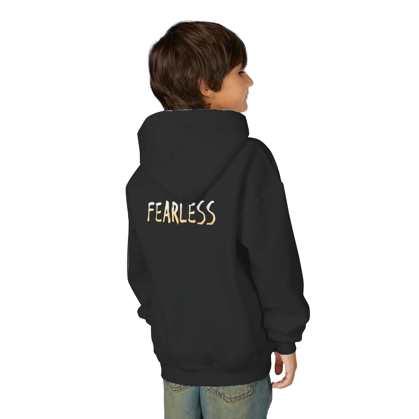 Fearless Family Fun Youth Sweatshirt | Cozy Gift for Kids | Family Gatherings | Trendy Fashion | Cool Kids Hoodie | Inspirational Apparel