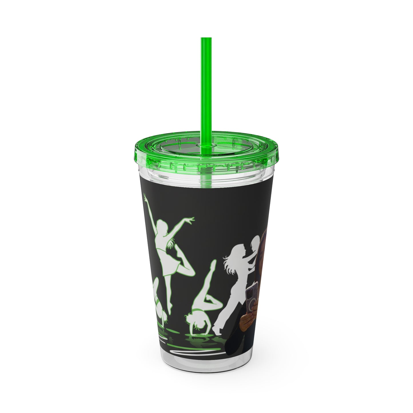 Personalized Sunsplash Tumbler with Straw, Custom Travel Cup, Drinkware for Her, Everyday Hydration, Gifts for Friends