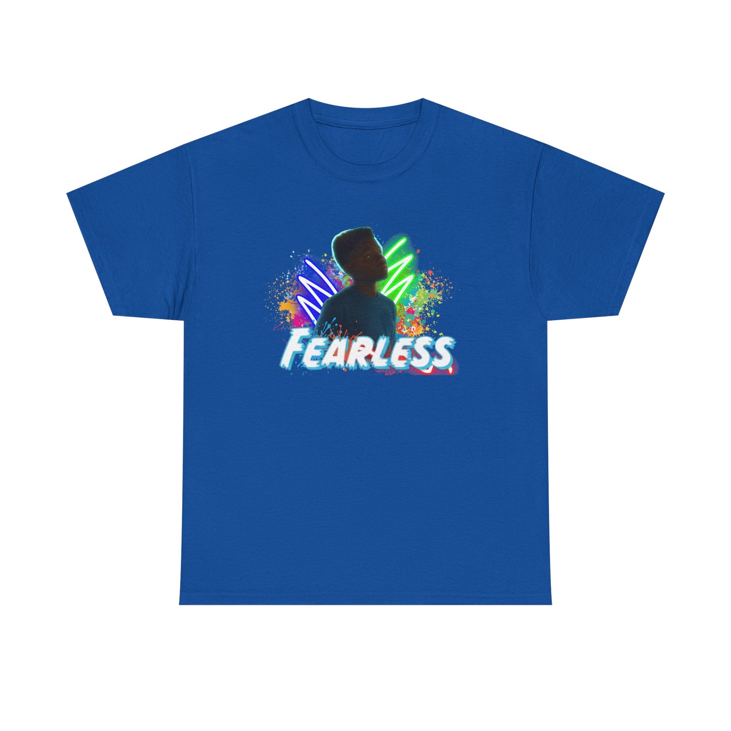 Fearless Unisex Heavy Cotton Tee - Motivational T-Shirt for Teens, Daily Wear, Gifts, Inspirational Clothing, Birthday Present