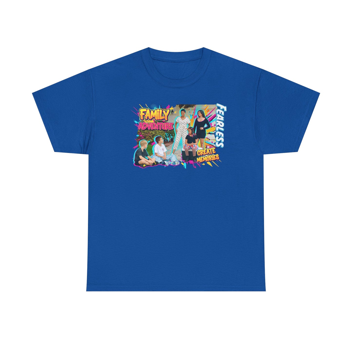 Family Adventure Unisex Heavy Cotton Tee, Casual Wear, Birthday Gift, Family Reunion Shirt, Fun Summer Tee, Unique Graphic Tee