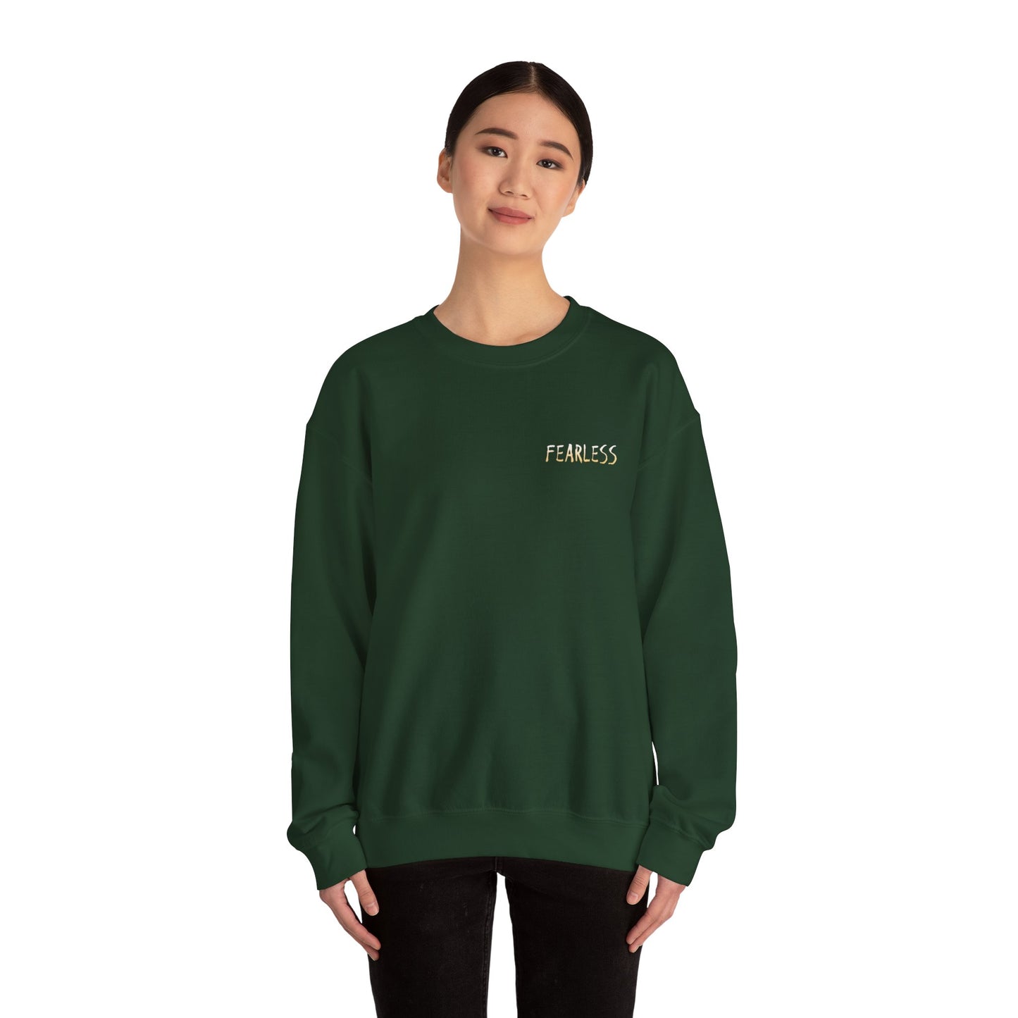 Fearless Crewneck Sweatshirt - Cozy Style for Bold Individuals, Unisex Pullover for Everyday Wear, Gift for Friends & Family