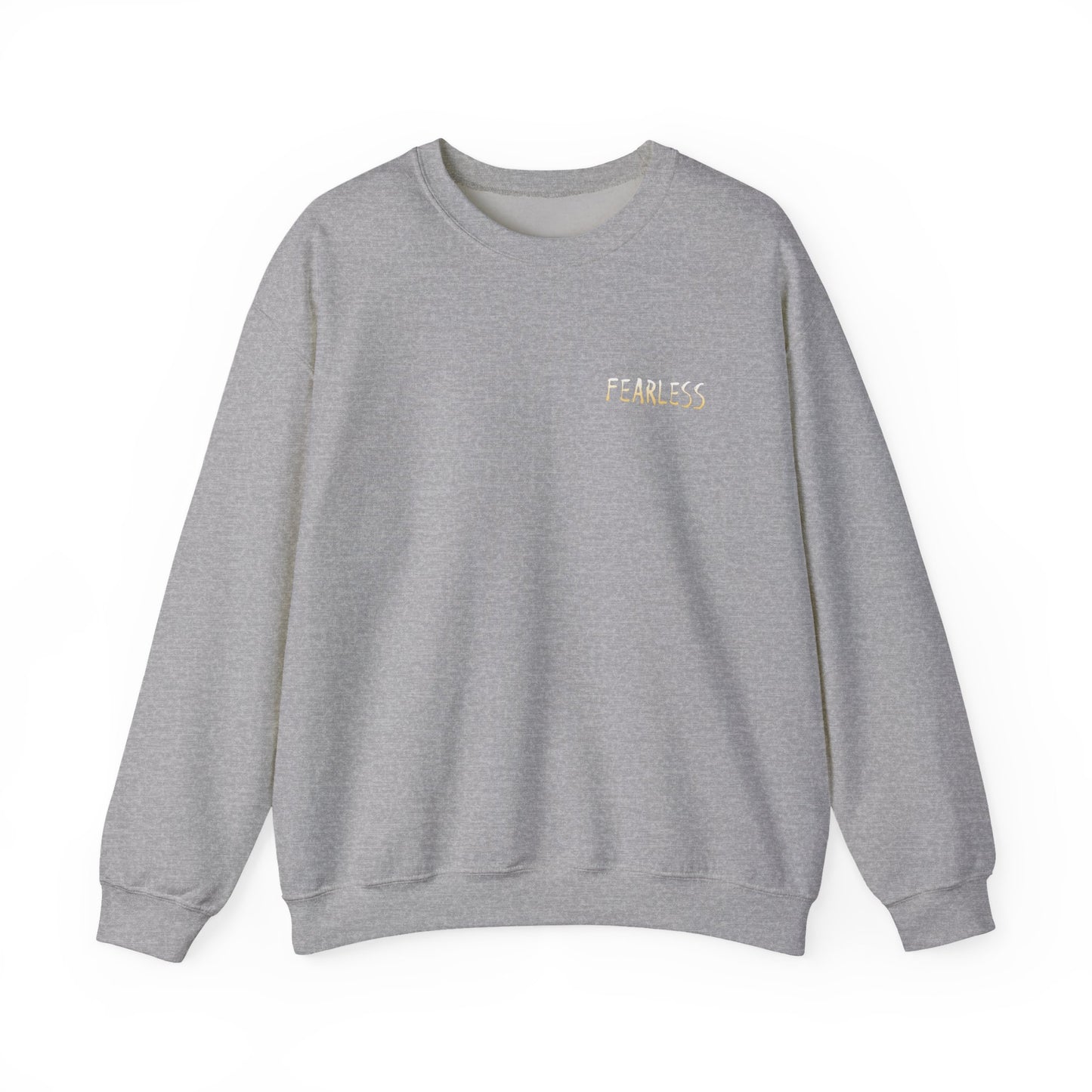 Fearless Crewneck Sweatshirt - Cozy Style for Bold Individuals, Unisex Pullover for Everyday Wear, Gift for Friends & Family
