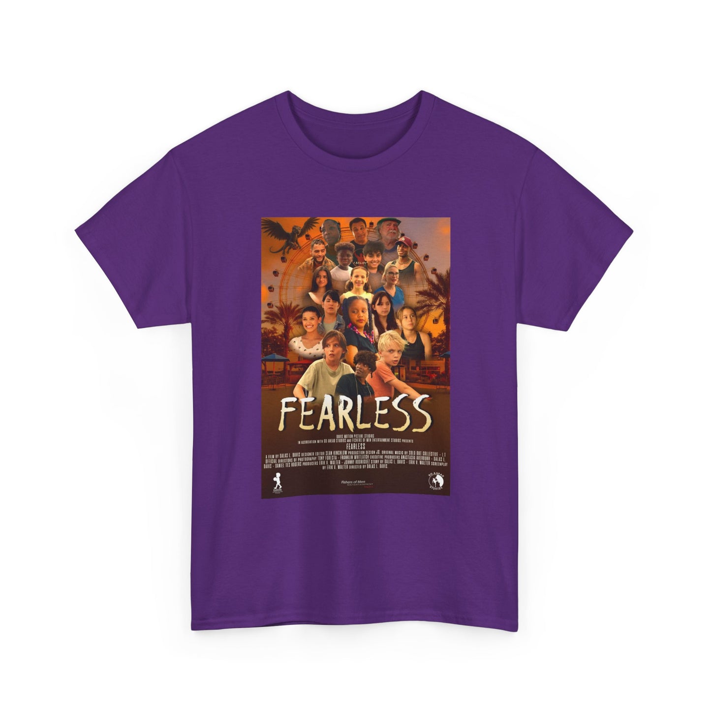 Fearless Vintage Heavy Cotton Tee - Retro Movie T-Shirt, Unisex Graphic Tee, Casual Wear, Gift for Film Lovers, Nostalgic Apparel