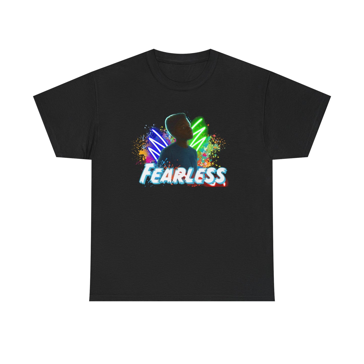 Fearless Unisex Heavy Cotton Tee - Motivational T-Shirt for Teens, Daily Wear, Gifts, Inspirational Clothing, Birthday Present