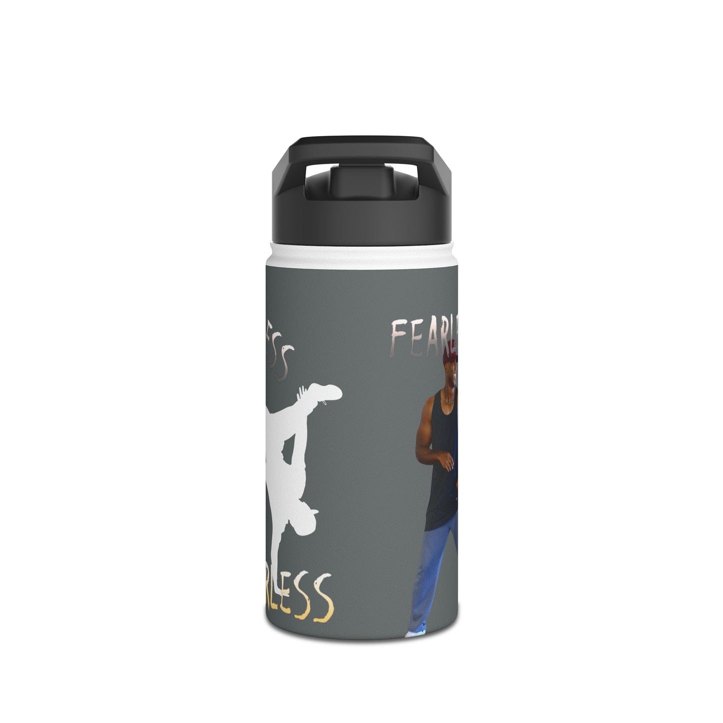 Colorful Dance Themed Stainless Steel Water Bottle, Hydration Gear,-Featuring Ekandem