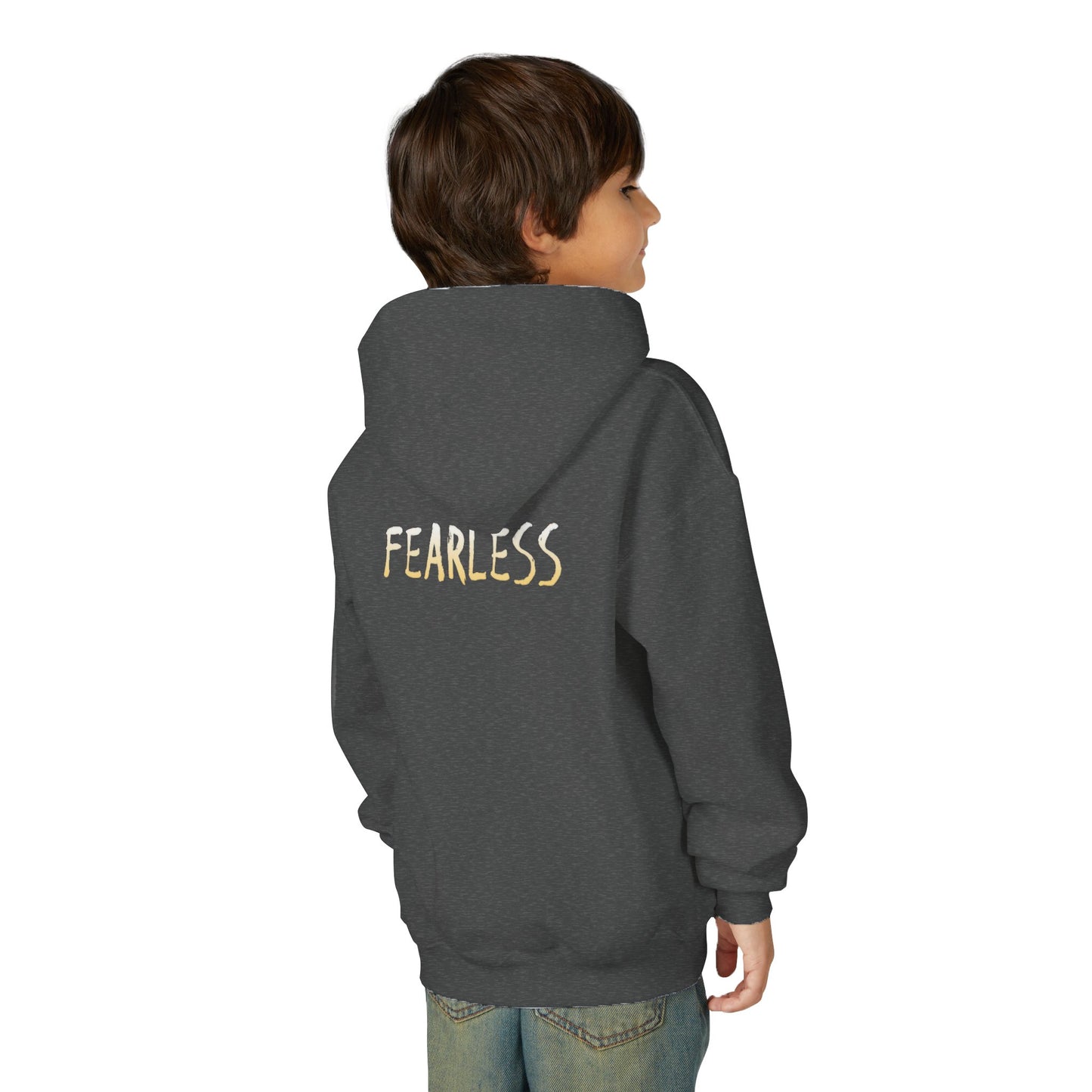Fearless Family Fun Youth Sweatshirt | Cozy Gift for Kids | Family Gatherings | Trendy Fashion | Cool Kids Hoodie | Inspirational Apparel