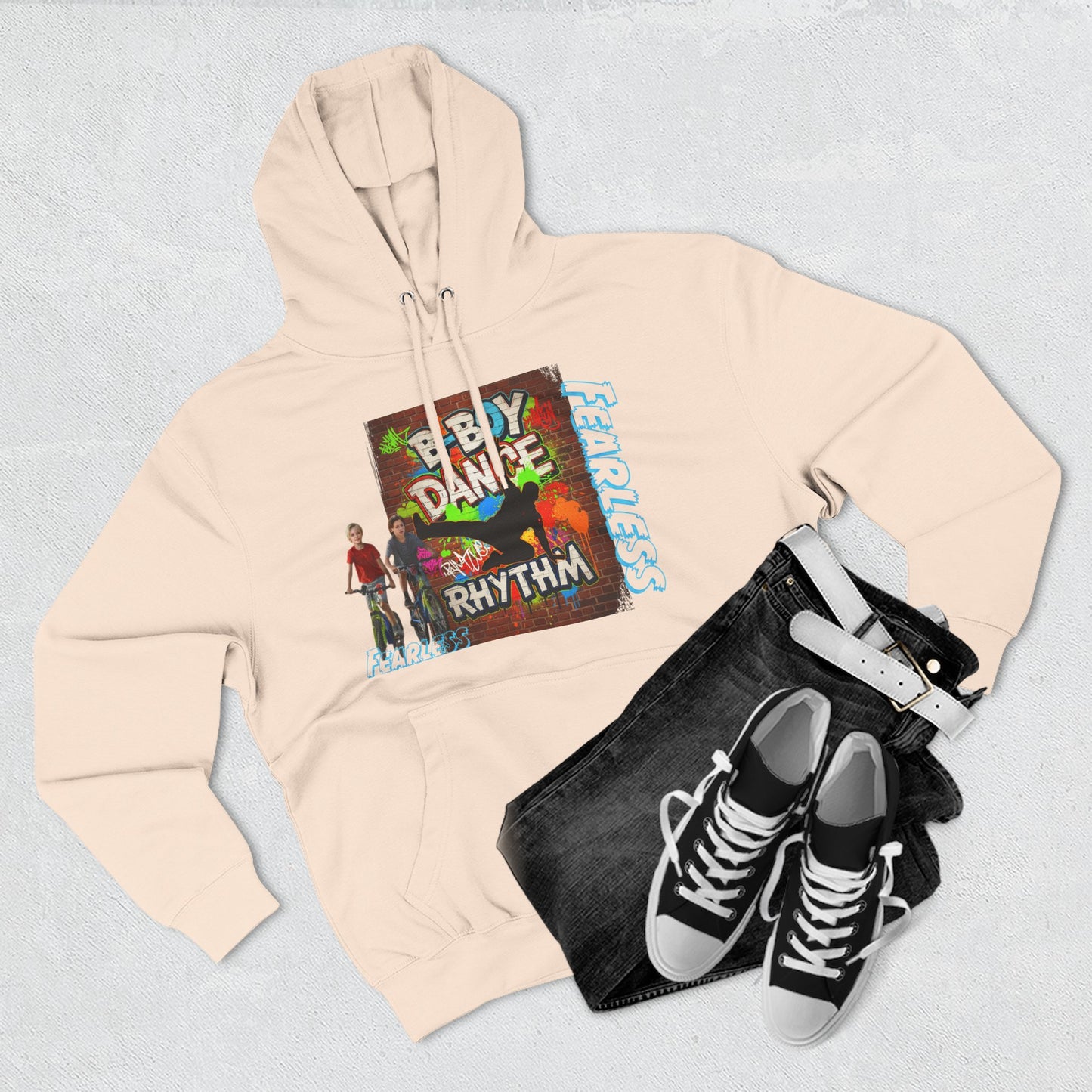 Vibrant Dance Hoodie, Dance Sweatshirt, Music Lovers Gift, Festival Attire, Youth Hoodie, Fun Casual Wear