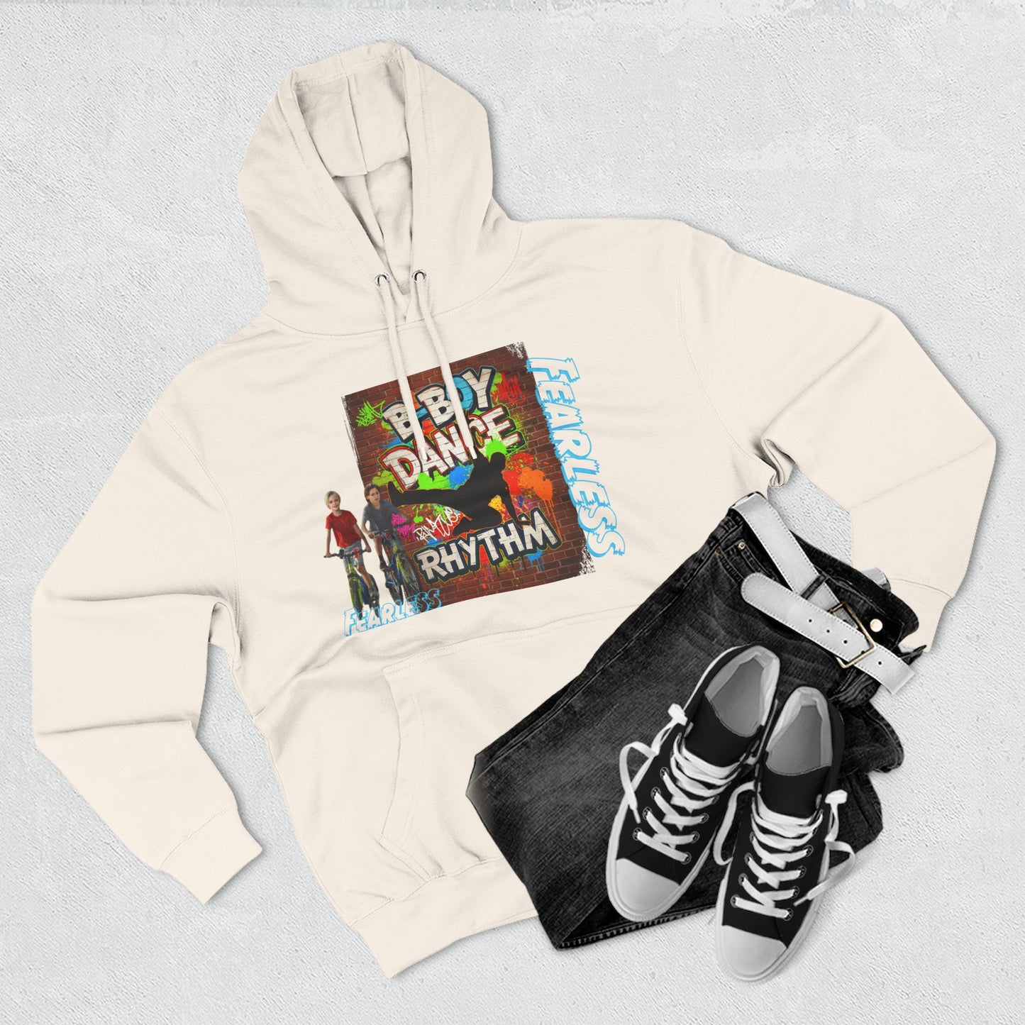 Vibrant Dance Hoodie, Dance Sweatshirt, Music Lovers Gift, Festival Attire, Youth Hoodie, Fun Casual Wear